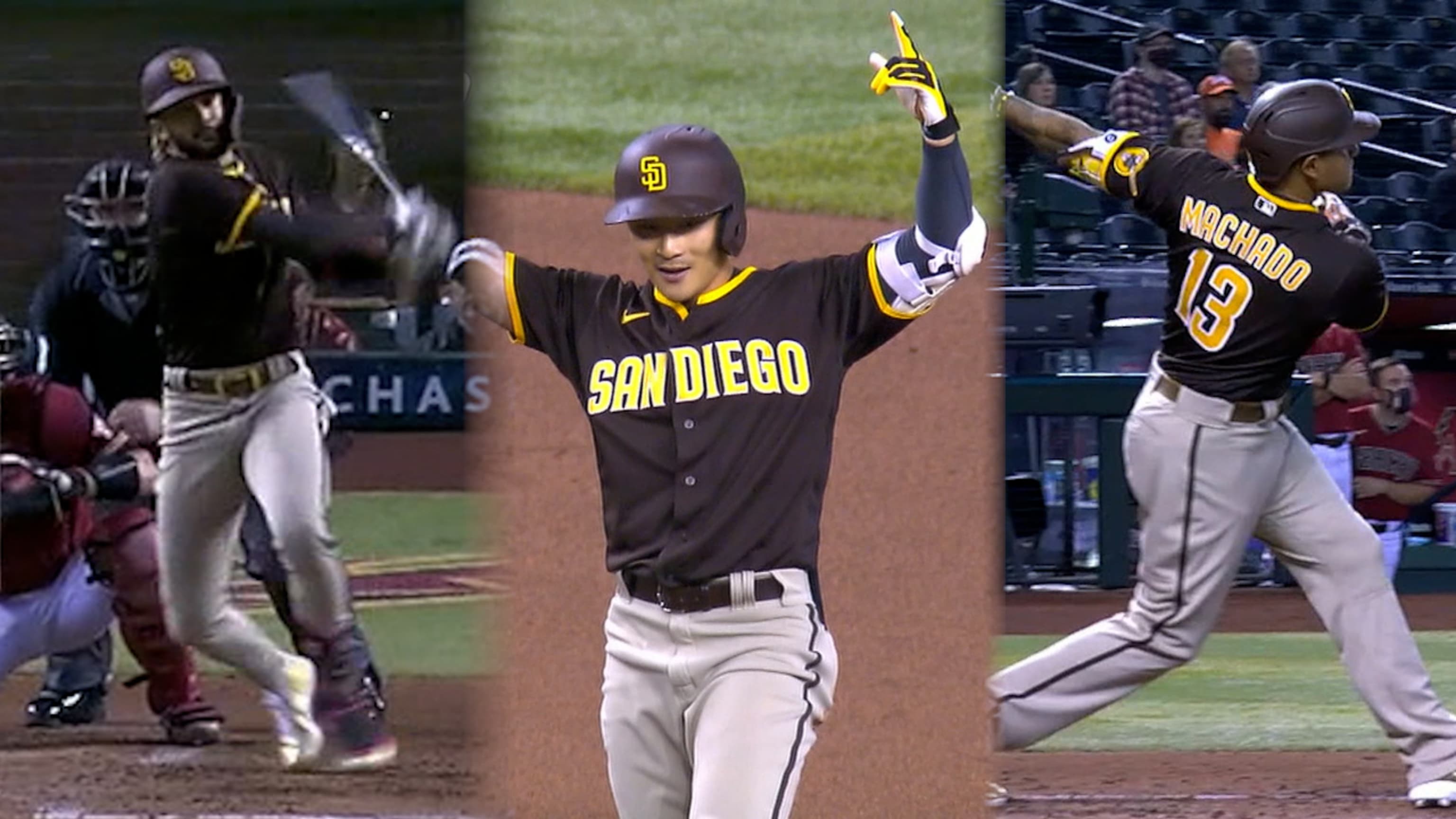 San Diego Padres right fielder Wil Myers (5) in the ninth inning