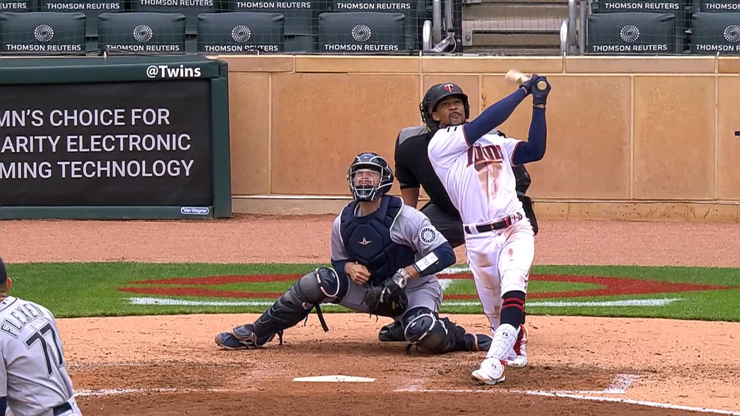 Byron Buxton depacha HR de dos rayas