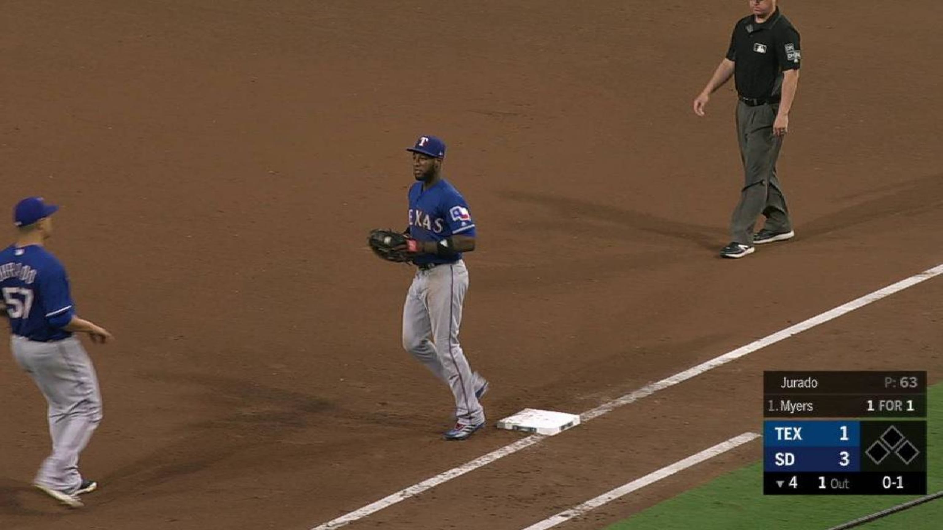 Profar's superb diving stop