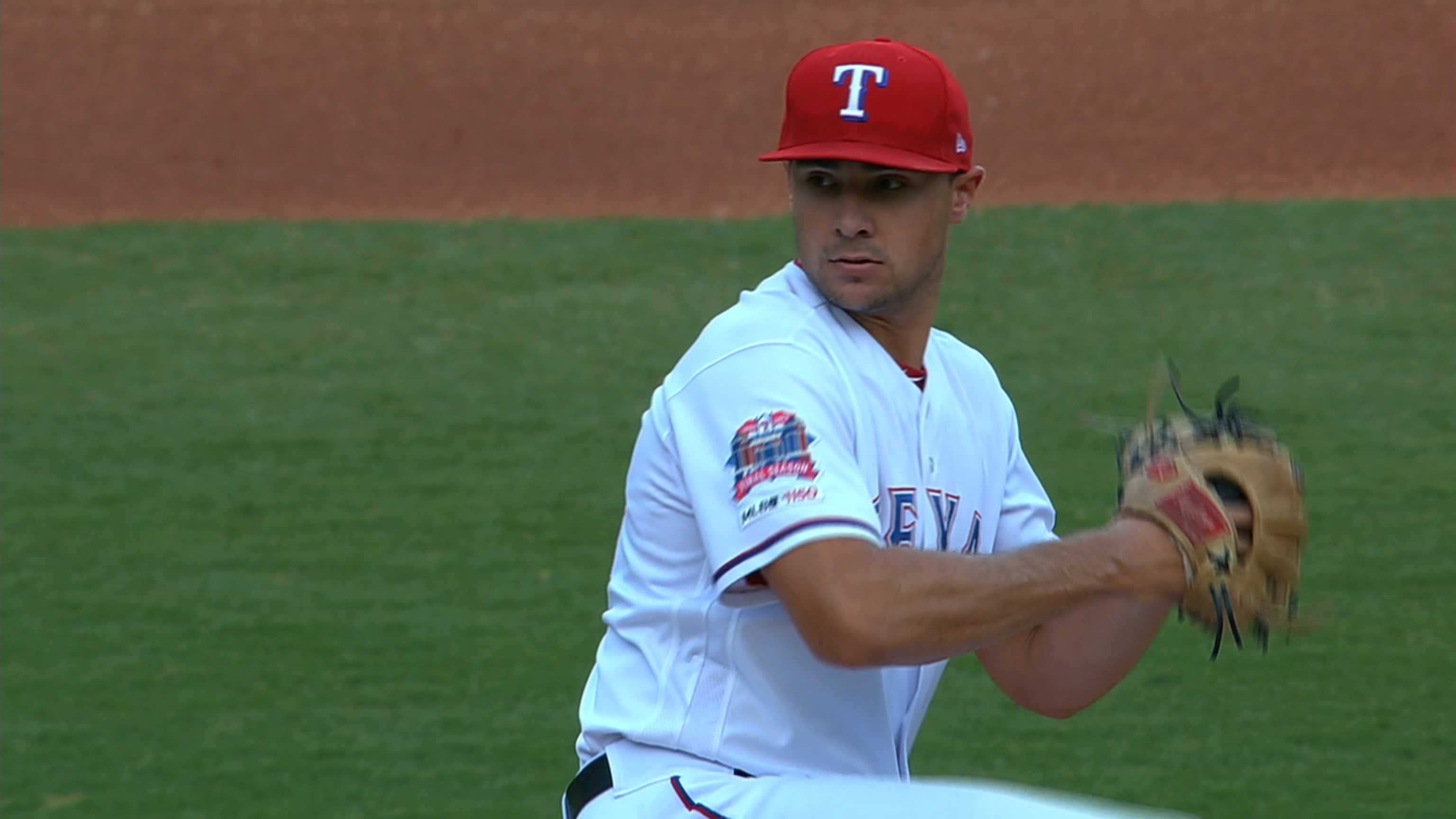 August 21, 2019: Texas Rangers relief pitcher Jonathan Hernandez