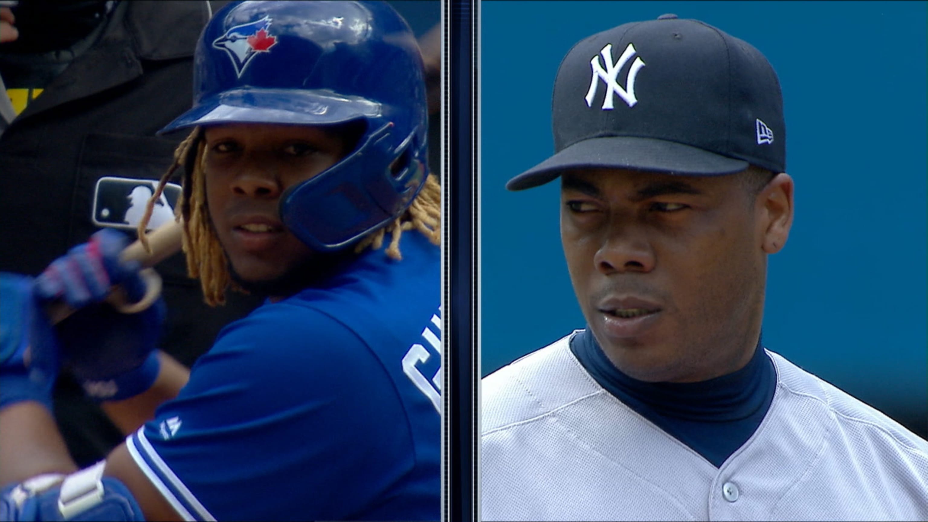 Vladimir Guerrero Jr Vs Aroldis Chapman An Epic At Bat Mlb Com
