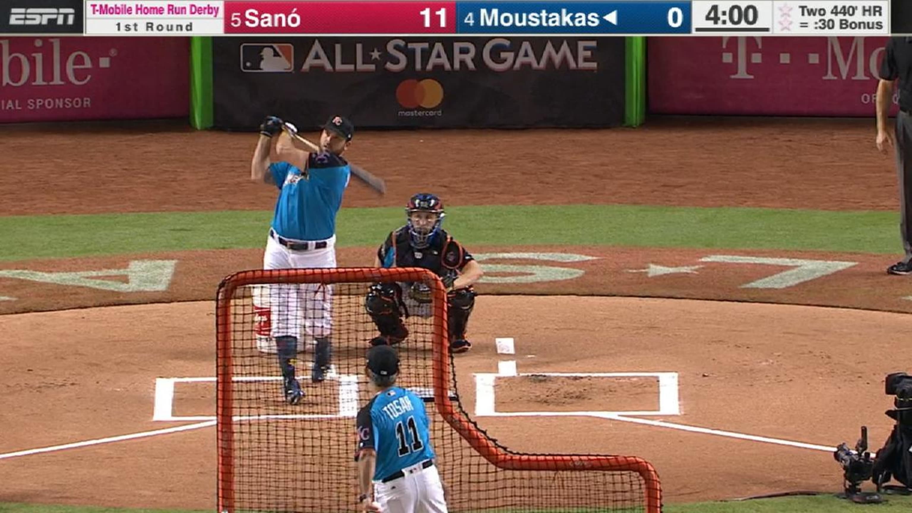 Round By Round Home Run Derby Results