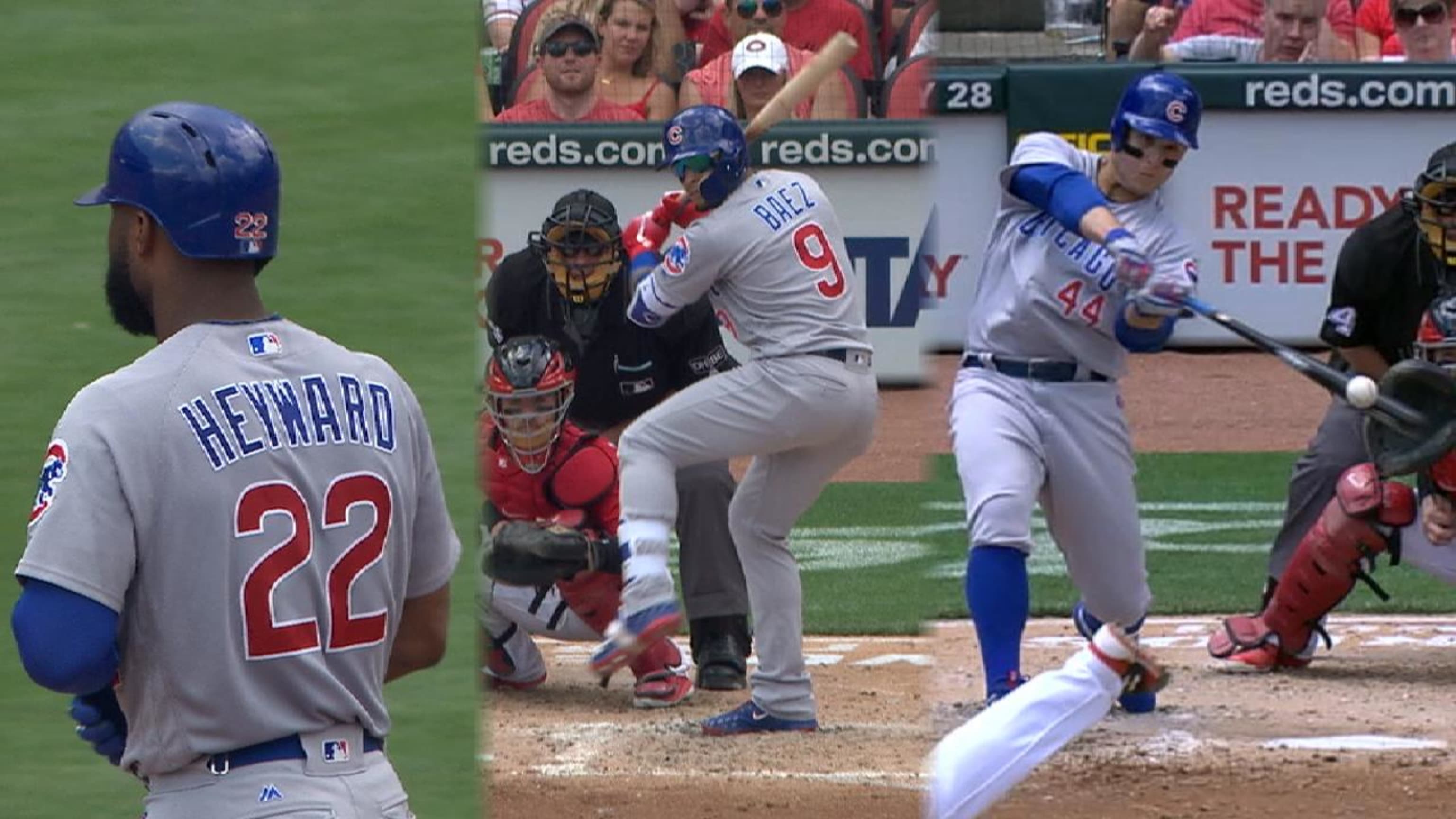 Reds Score Seven Runs In Seventh Vs Cubs