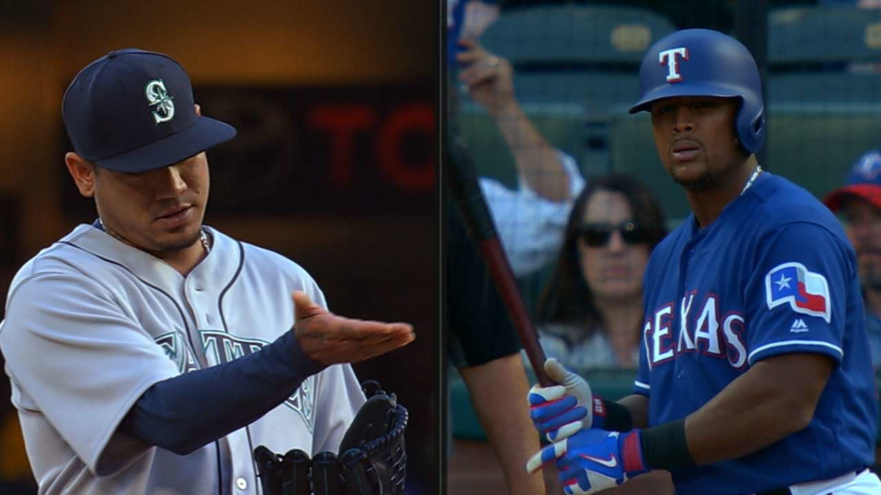 Beltre, Felix's playful battles