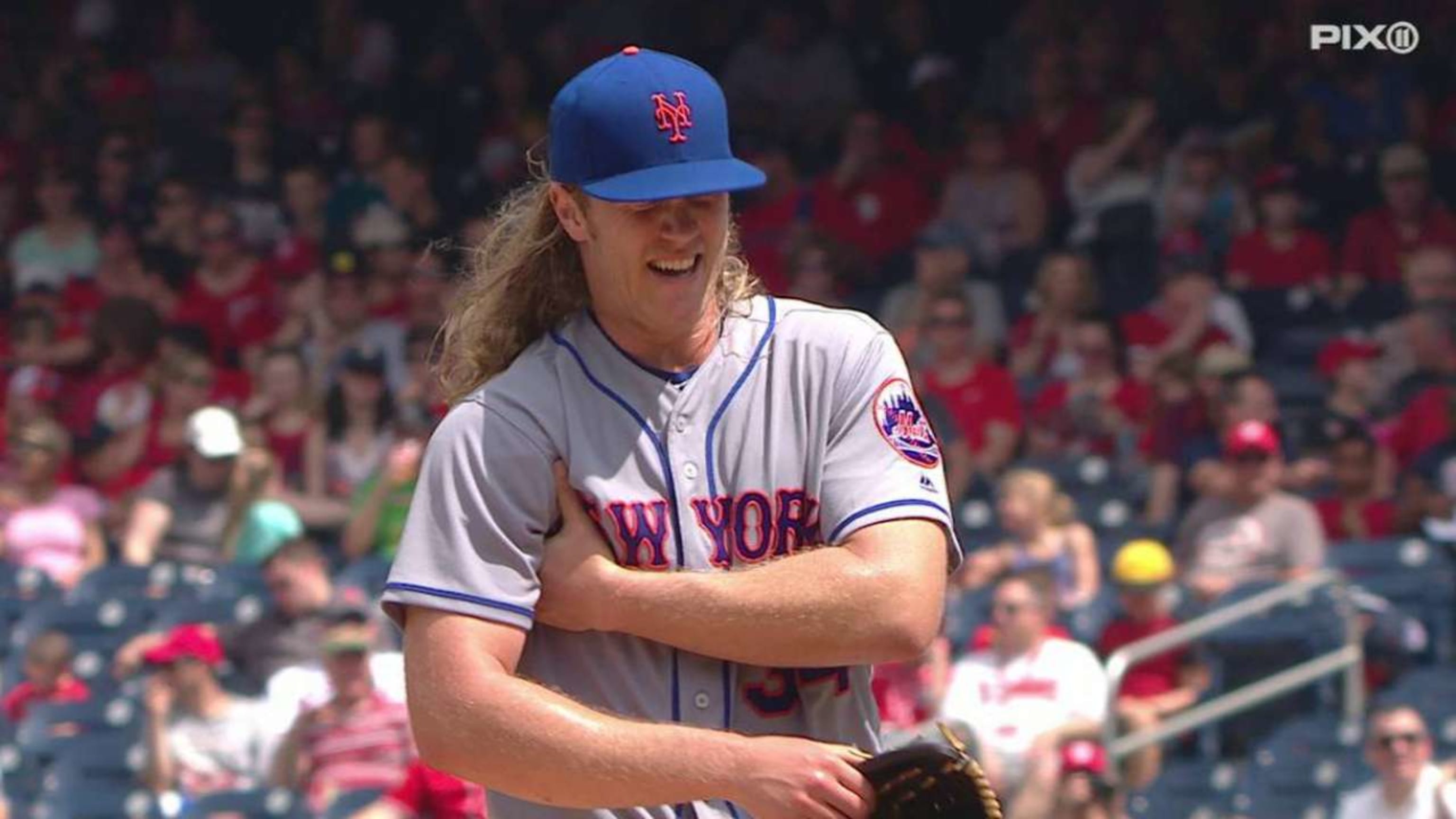Two pitches may have led to Noah Syndergaard's elbow issues