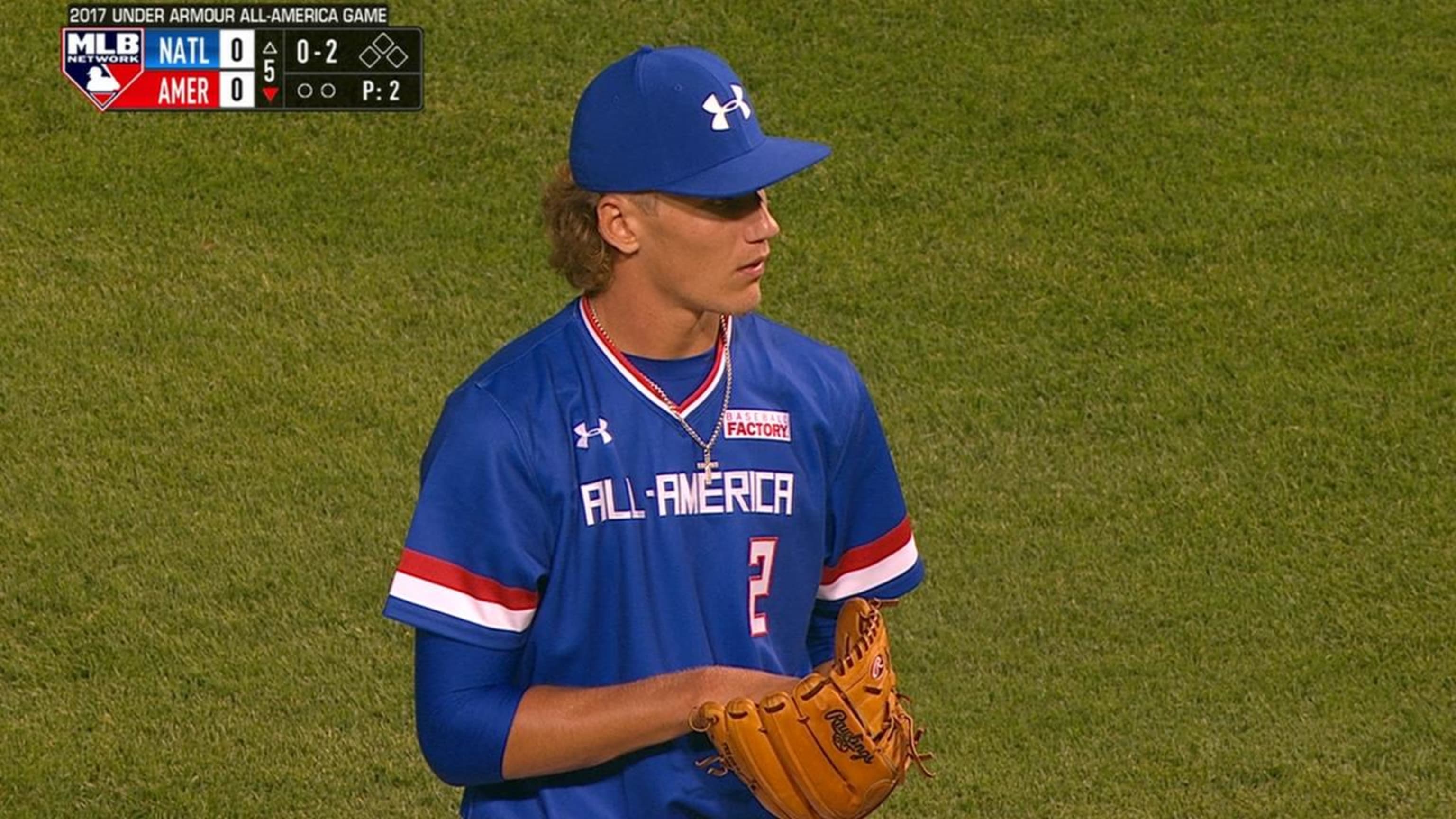 Under armour baseball top all american