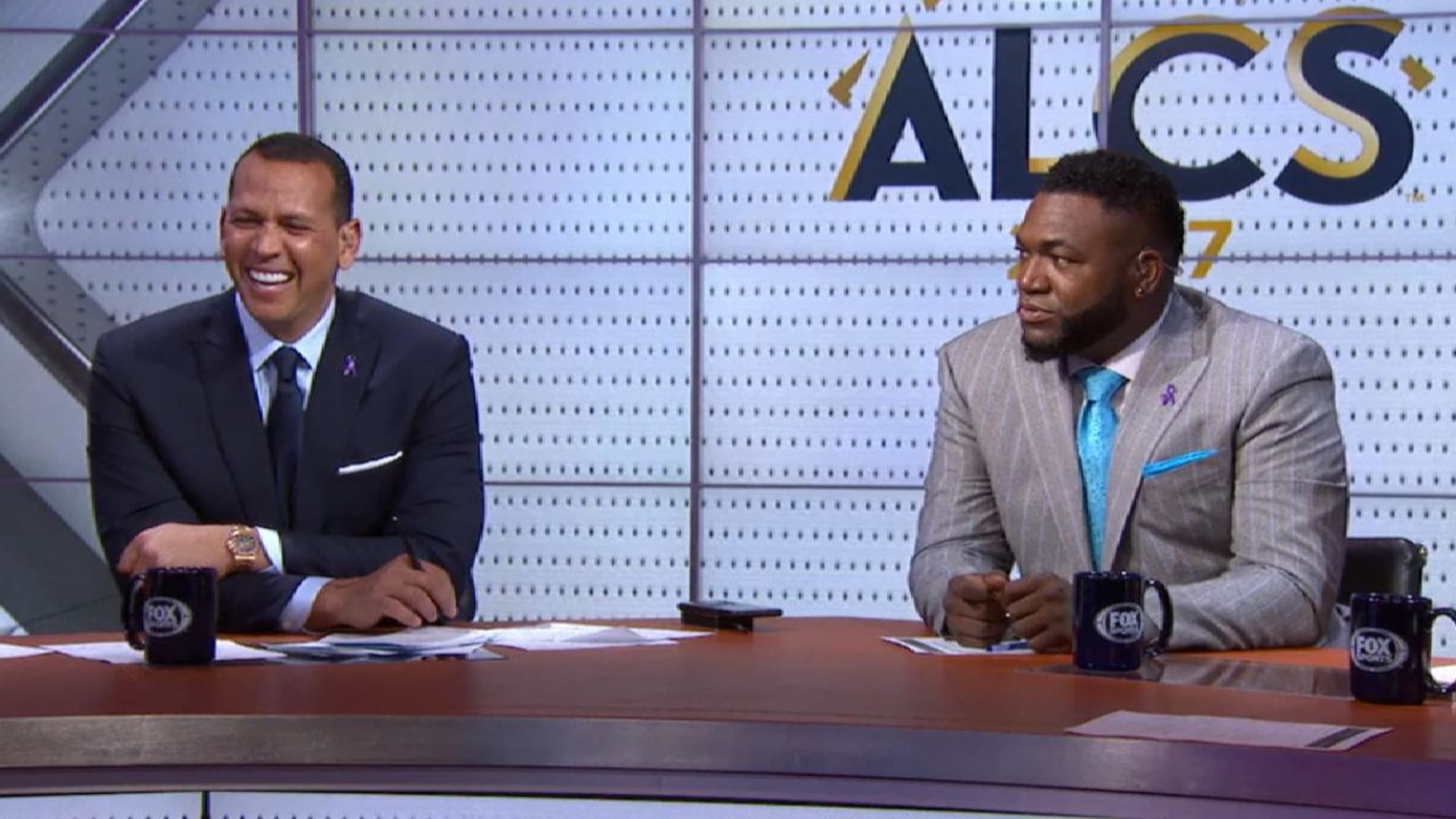 David Ortiz imitated John Sterling after the Yankees lost Game 7, much to  A-Rod's chagrin