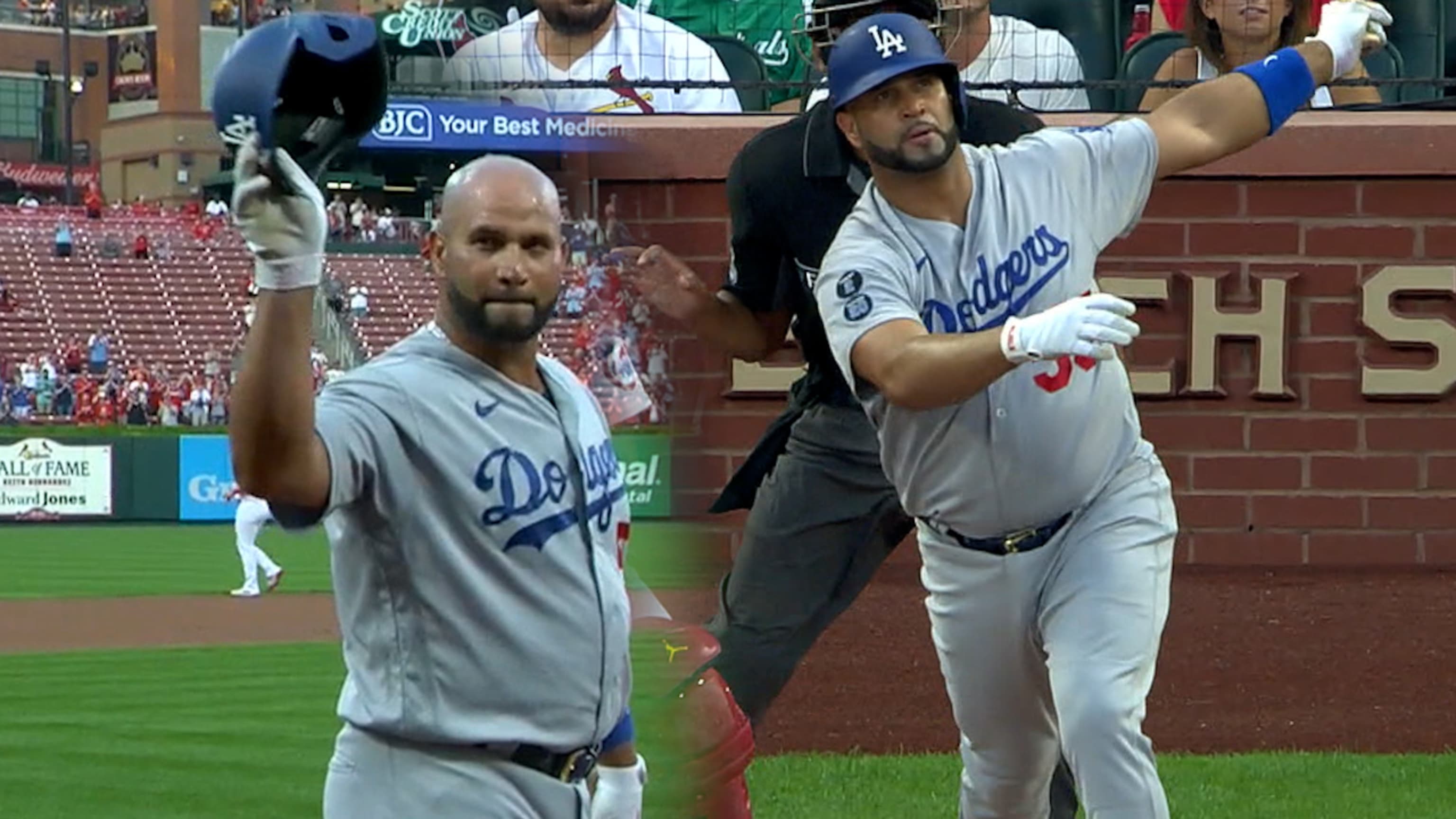 Pujols jonronea en San Luis