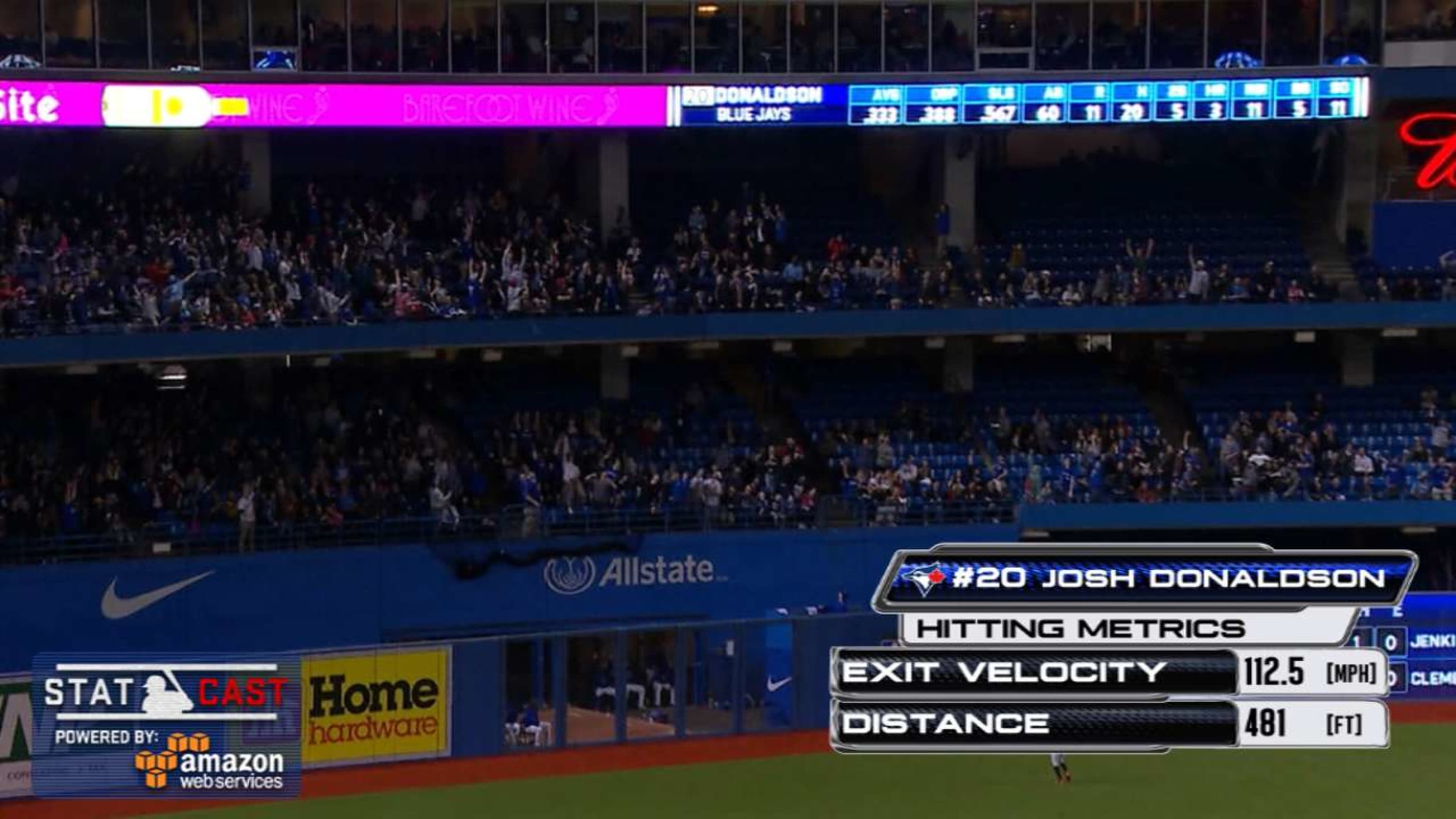Statcast: Donaldson goes yard
