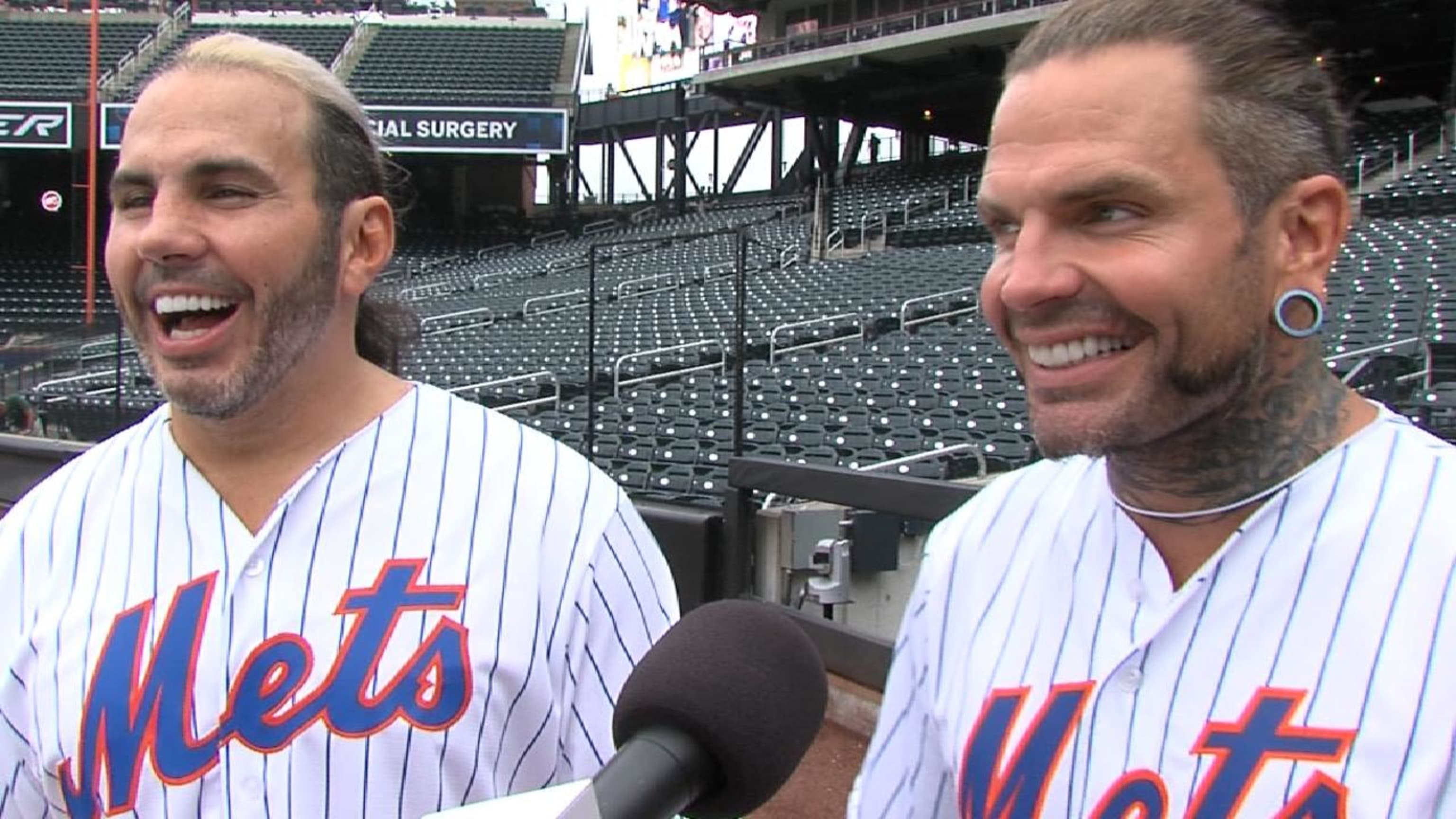 WWE superstars paid a visit to Citi Field and talked about wrestlers that  could play baseball | MLB.com