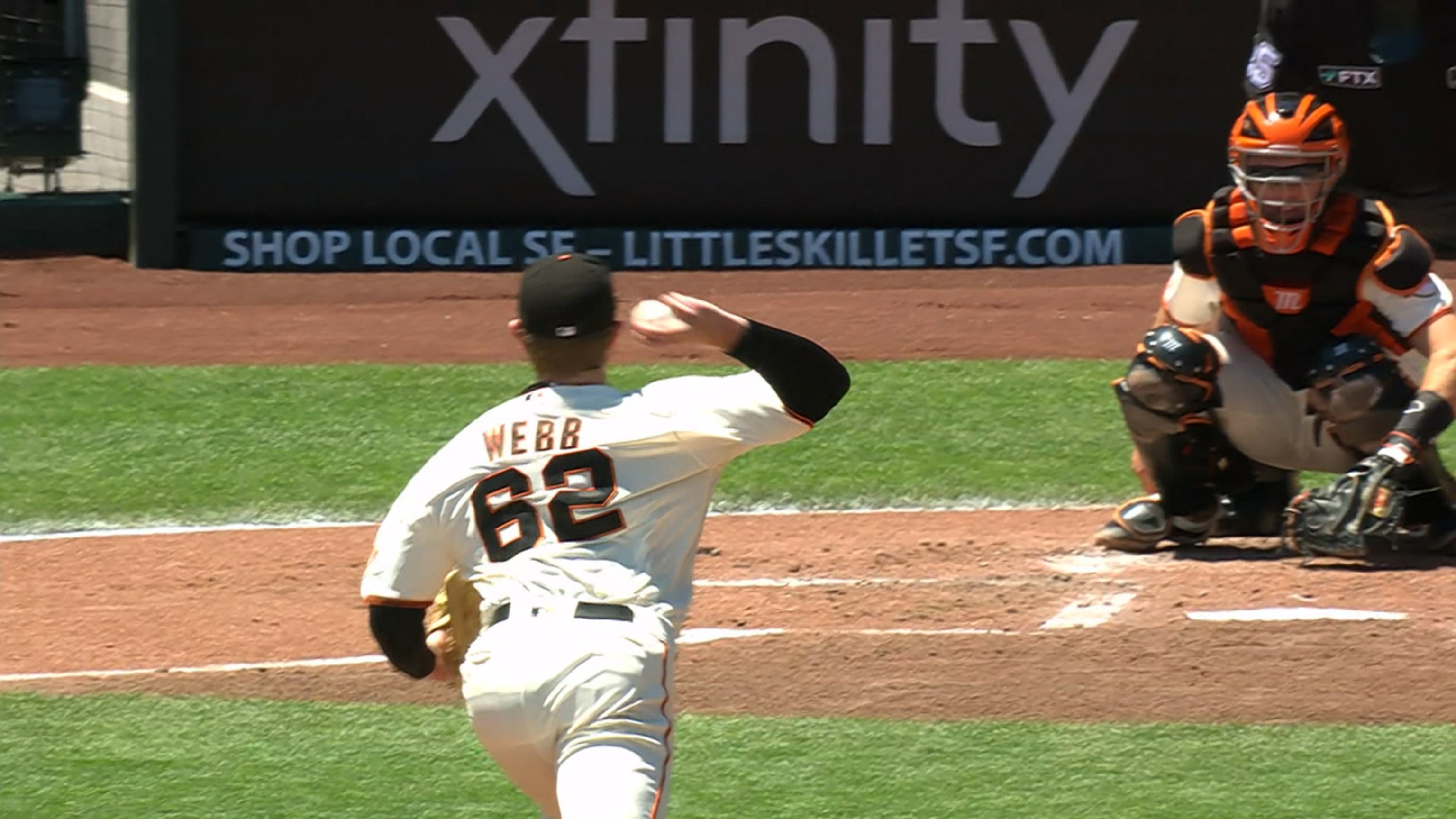 Logan Webb K's 3 over six innings