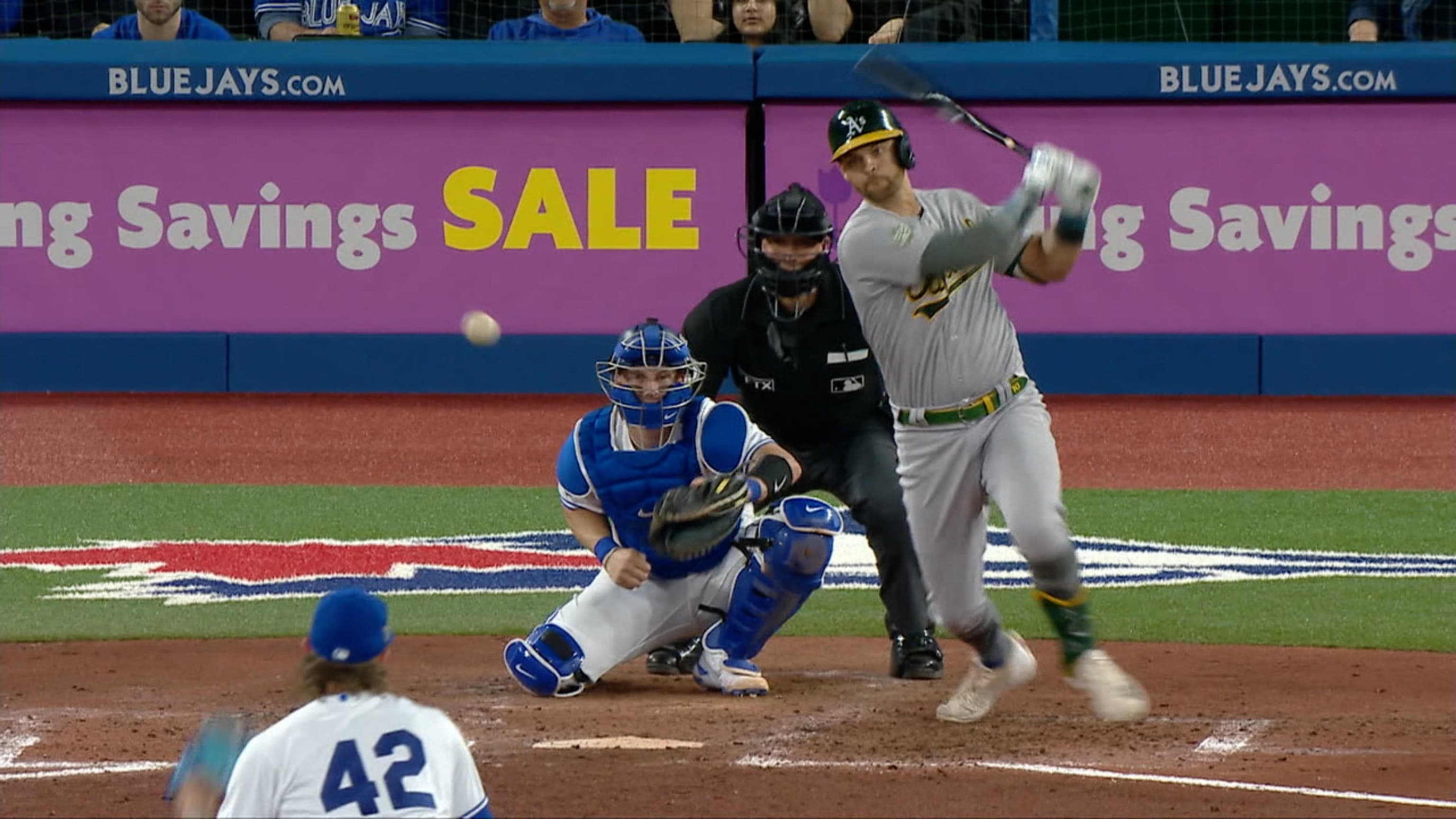 Chad Pinder's RBI single