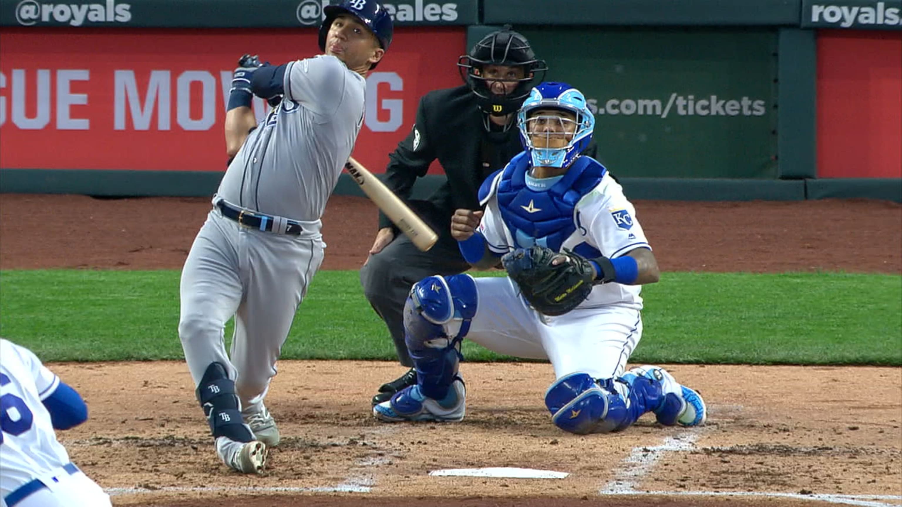 Perez's RBI double to center
