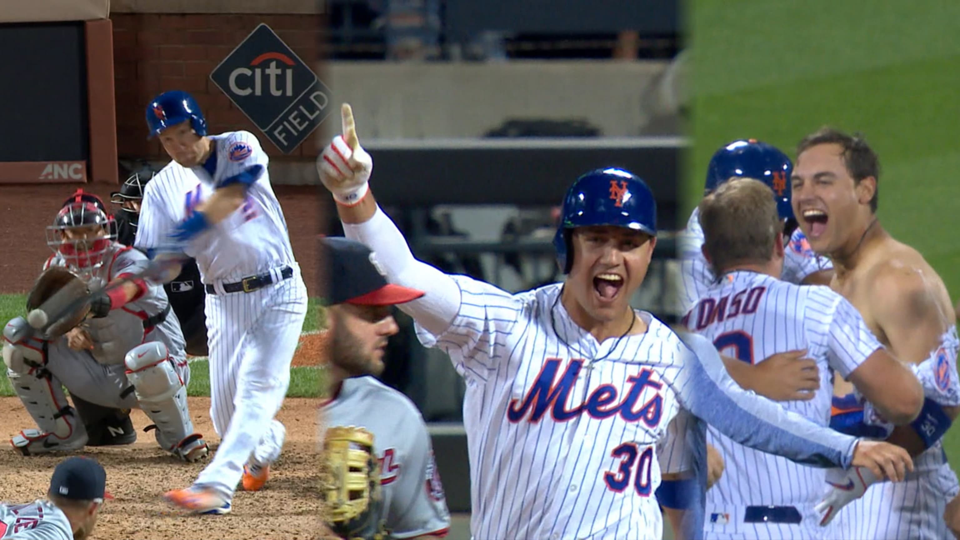 Mets score 4 runs in 9th to walk off Nationals for 7th straight