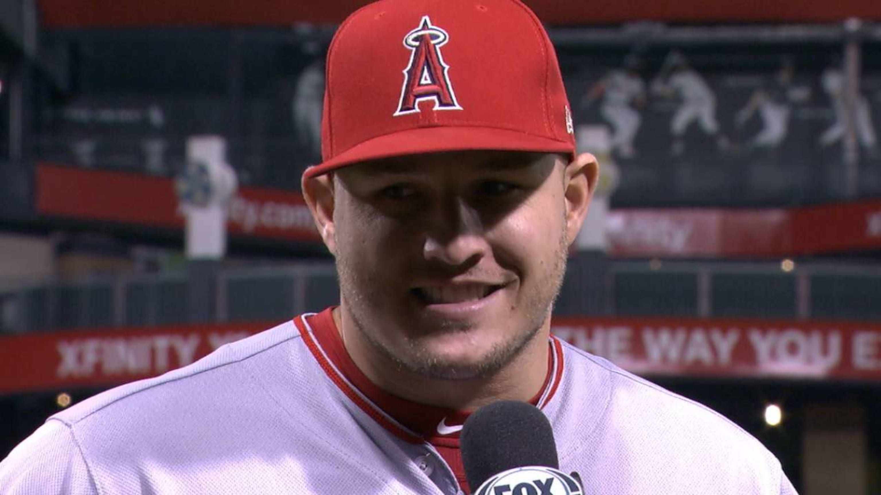 Trout on 5-hit game