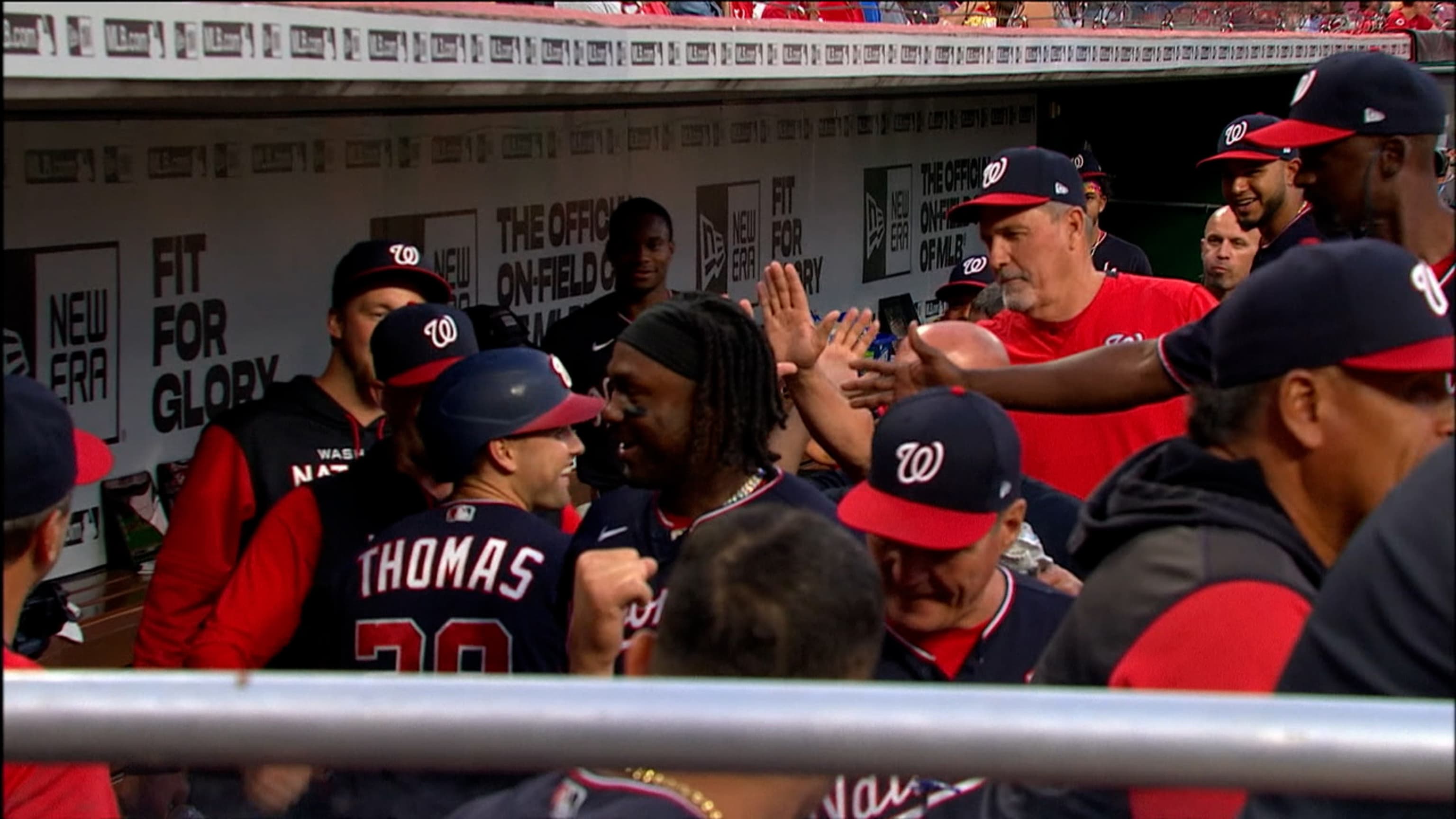 Juego de 3 HR de Lane Thomas