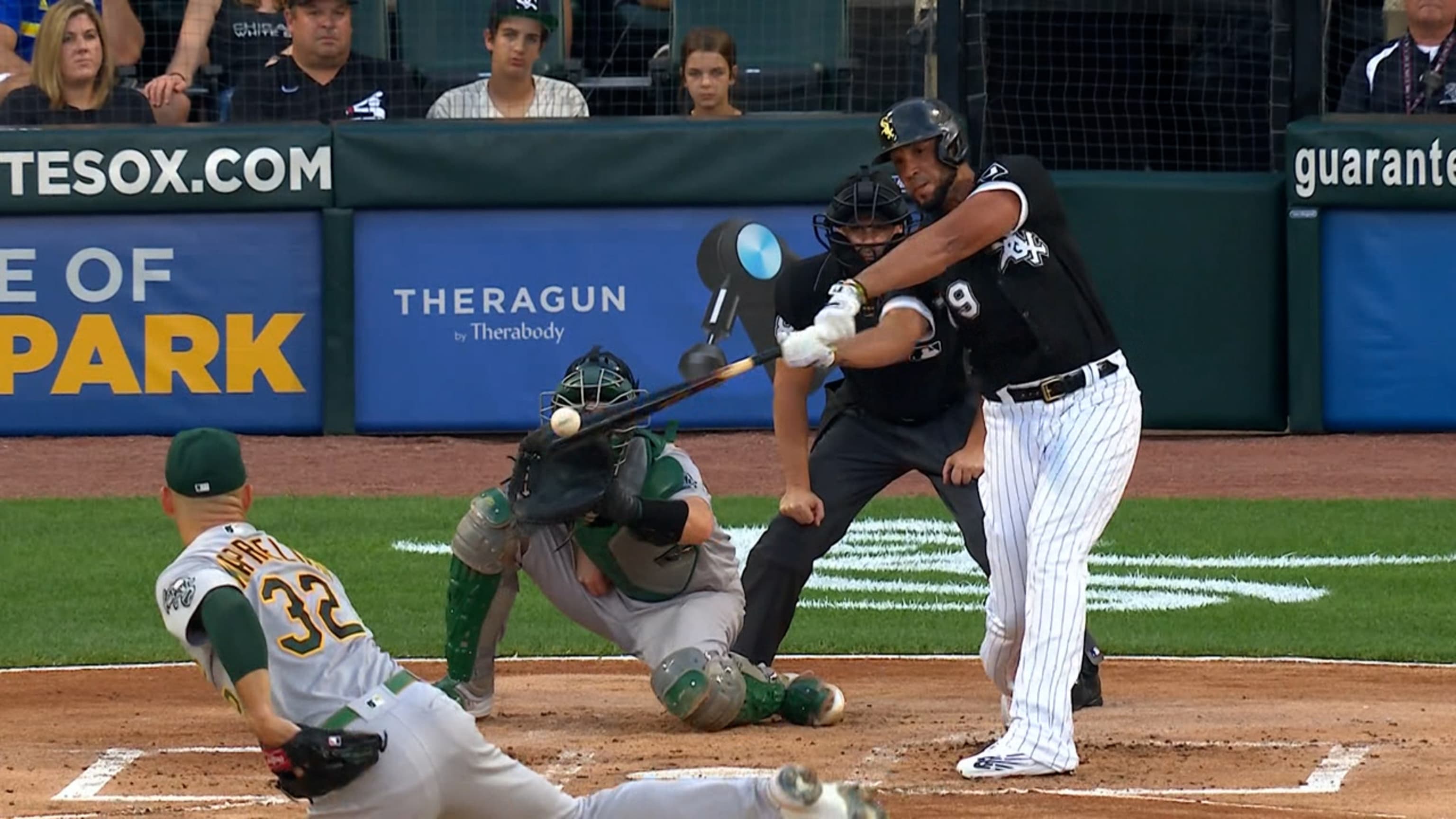 Cubs-White Sox: Edwin Encarnación evades, hurdles umpire after groundout –  NBC Sports Chicago