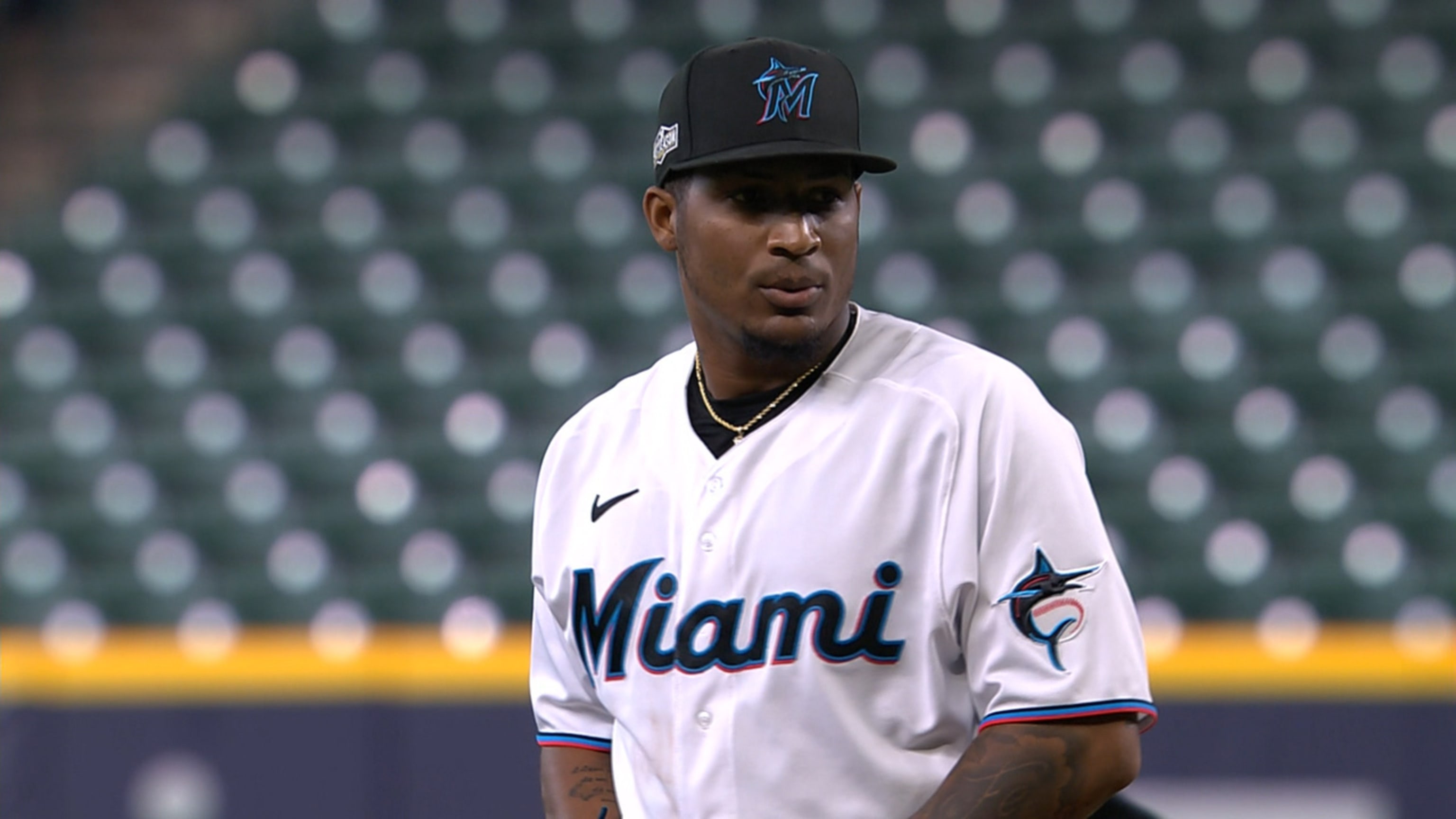 Marlins' Sixto Sanchez had inspiration in game against Cubs