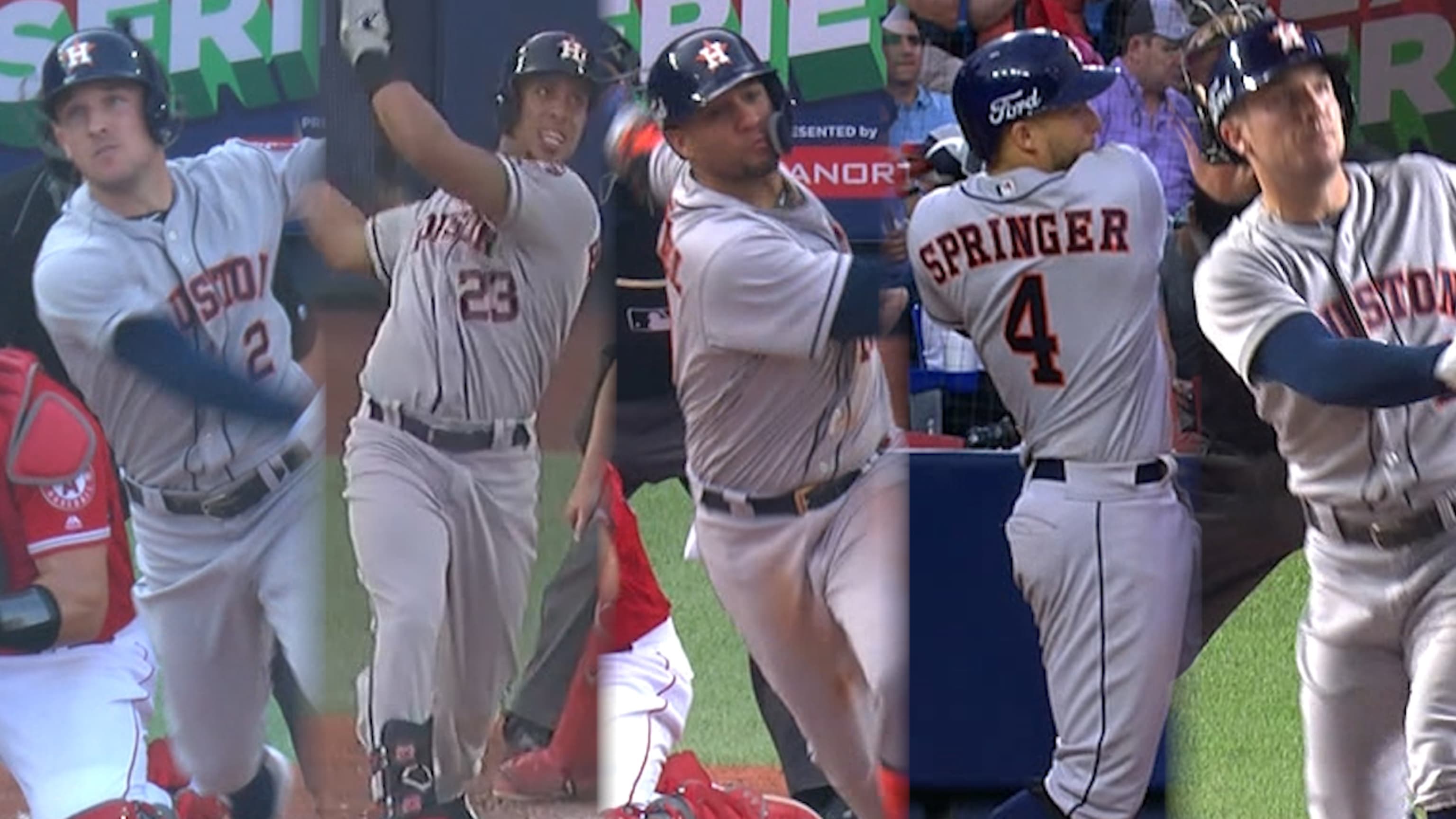 Astros pegan 5 jonrones en México