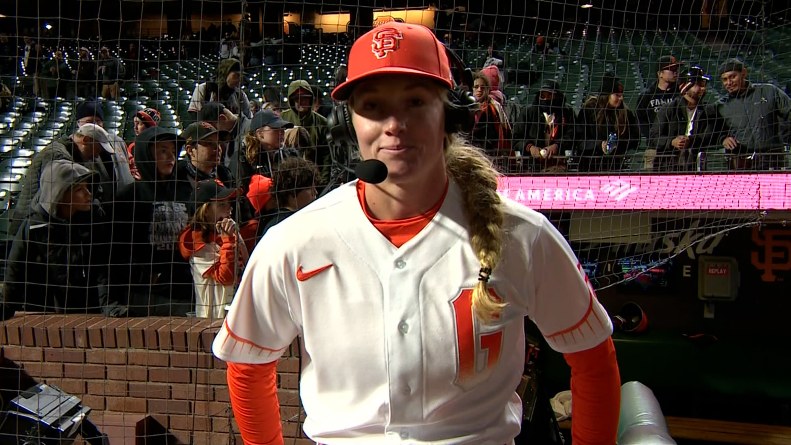 Alyssa Nakken made MLB history by coaching first base for the
