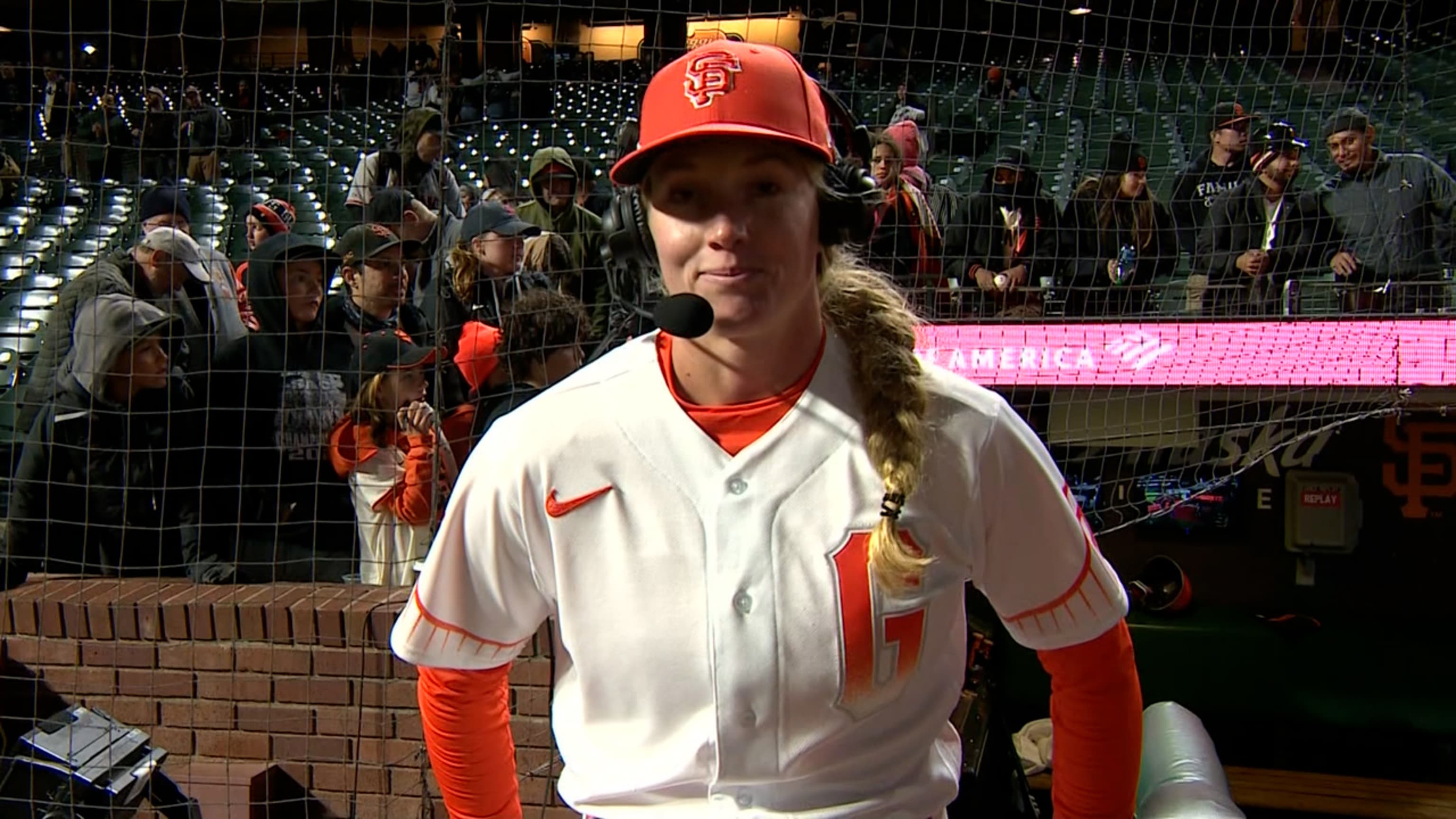 How Giants coach Alyssa Nakken earned her spot on the field