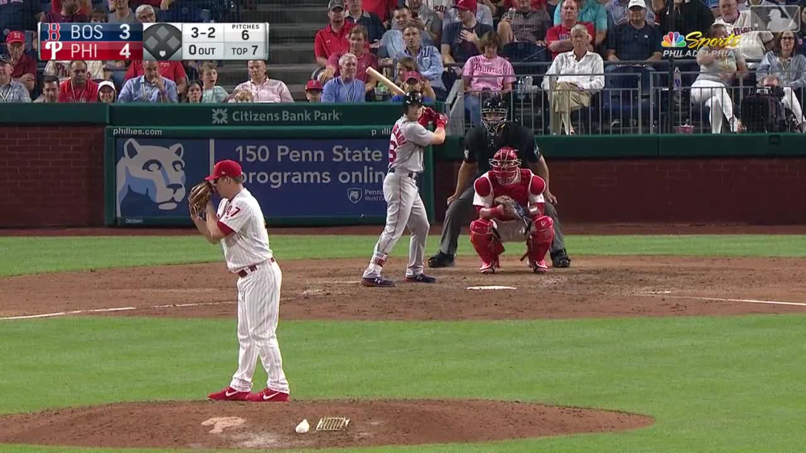 Wil Myers hits ball twice on one swing