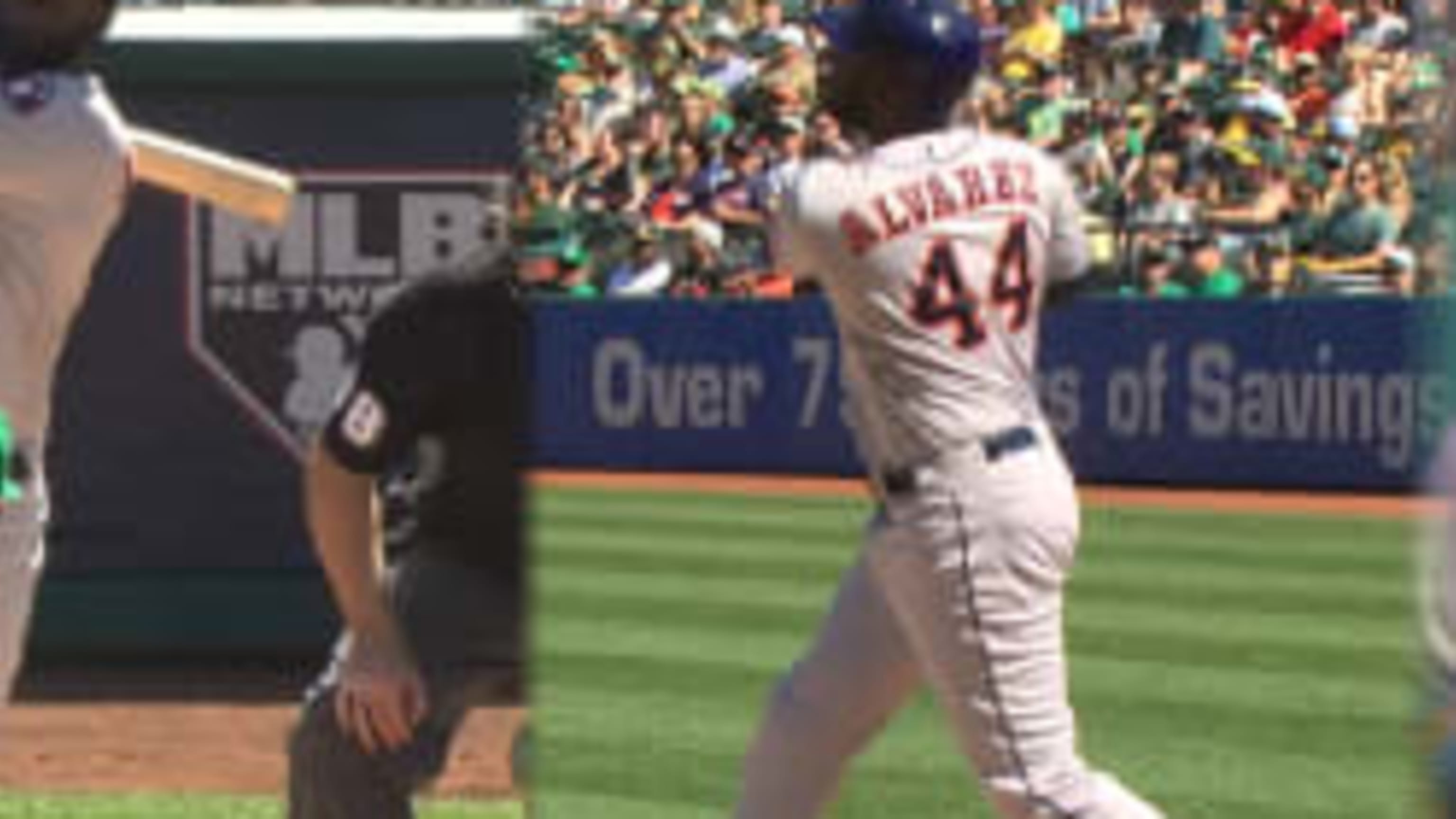 Álvarez da dos HR vs. Oakland