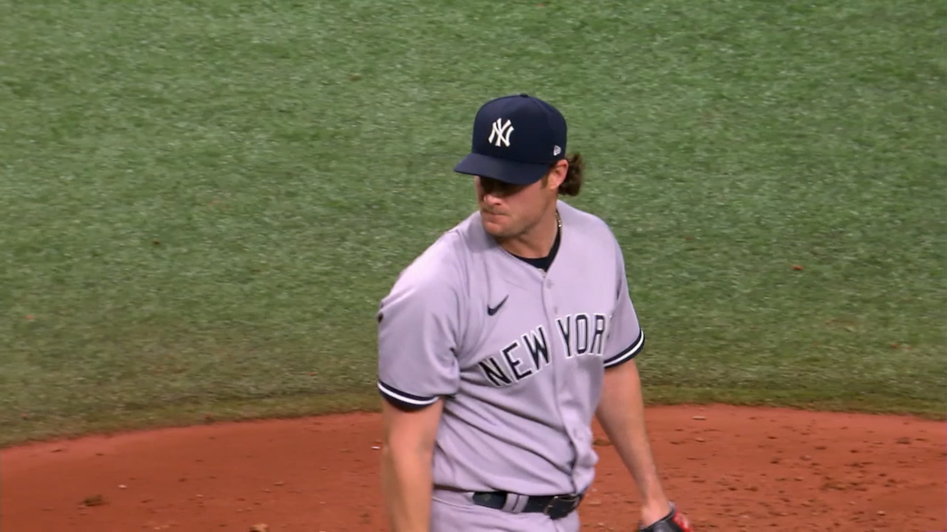 Yankees pitcher Gerrit Cole ejected after he screams at umpire