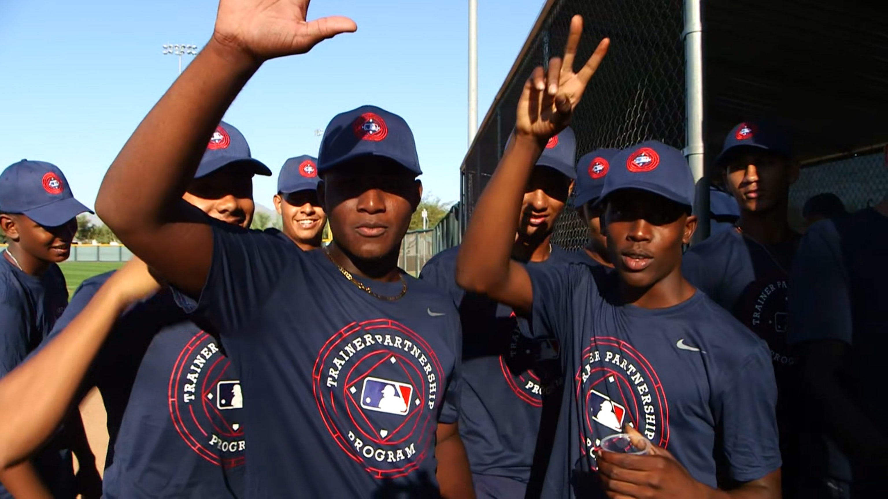 Eloy Jimenez speaks at International Prospect Showcase