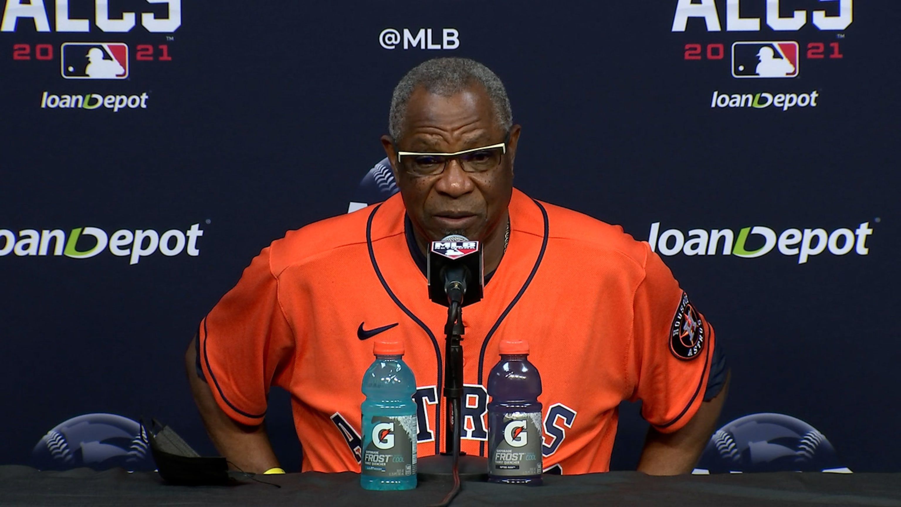 Dusty Baker on Game 2 loss