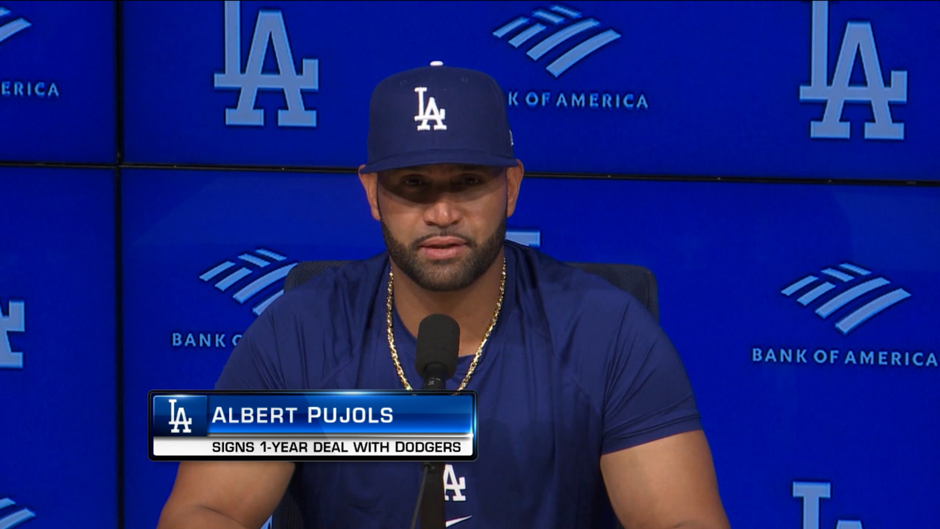 Dodgers announce Albert Pujols signing
