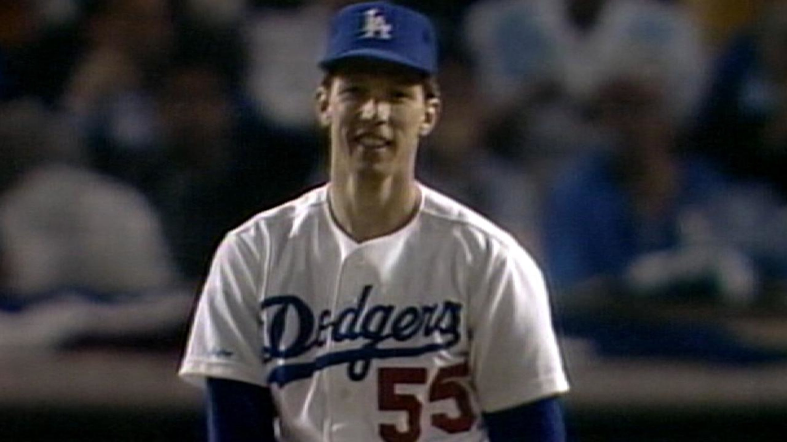 11111 Los Angeles Dodgers KIRK GIBSON 1988 World Series Baseball Jersey GRAY