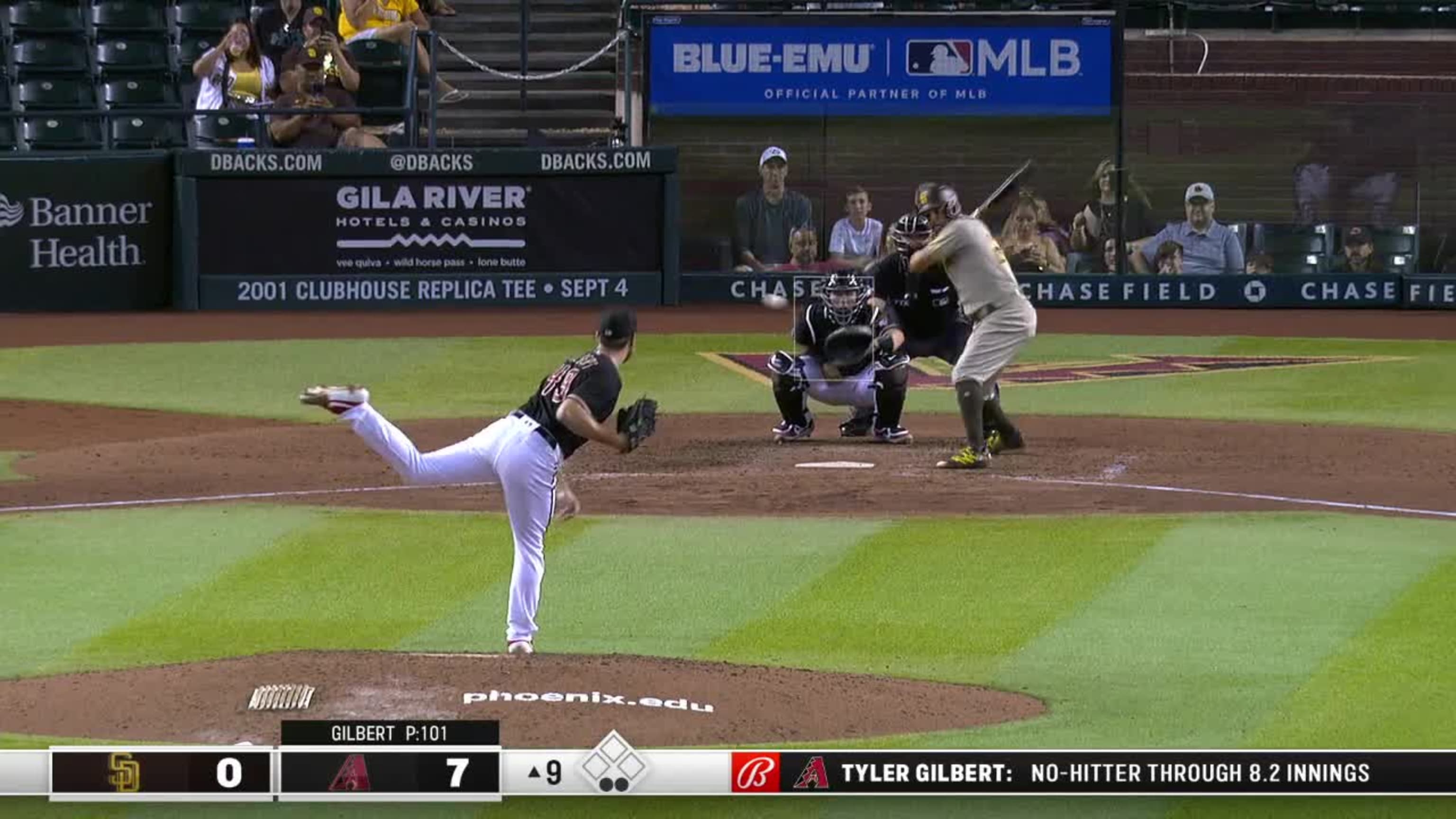 Tyler Gilbert completes the no-no