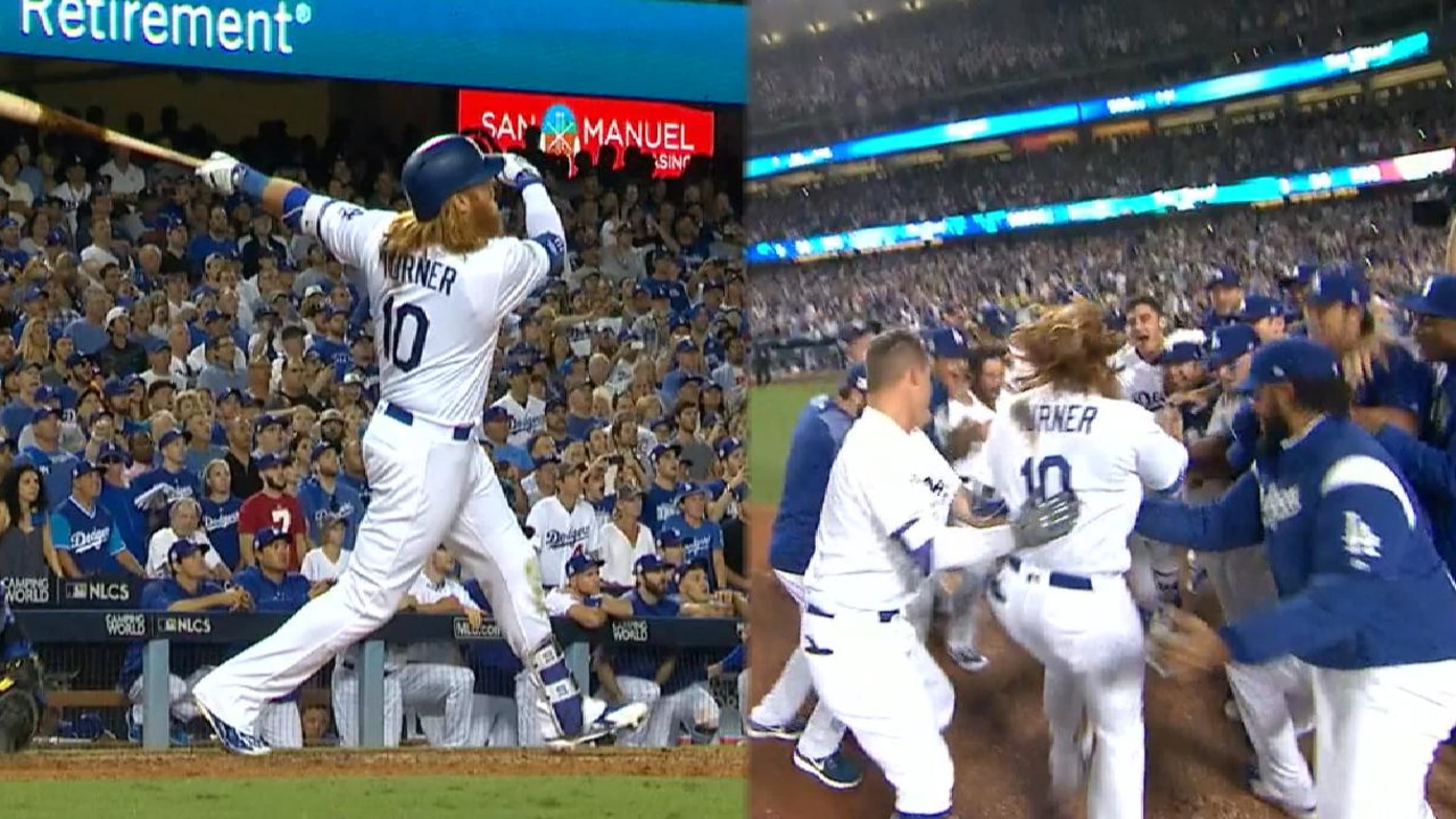 Exactly 29 years after Kirk Gibson, Justin Turner hit a postseason walk-off  homer for the Dodgers