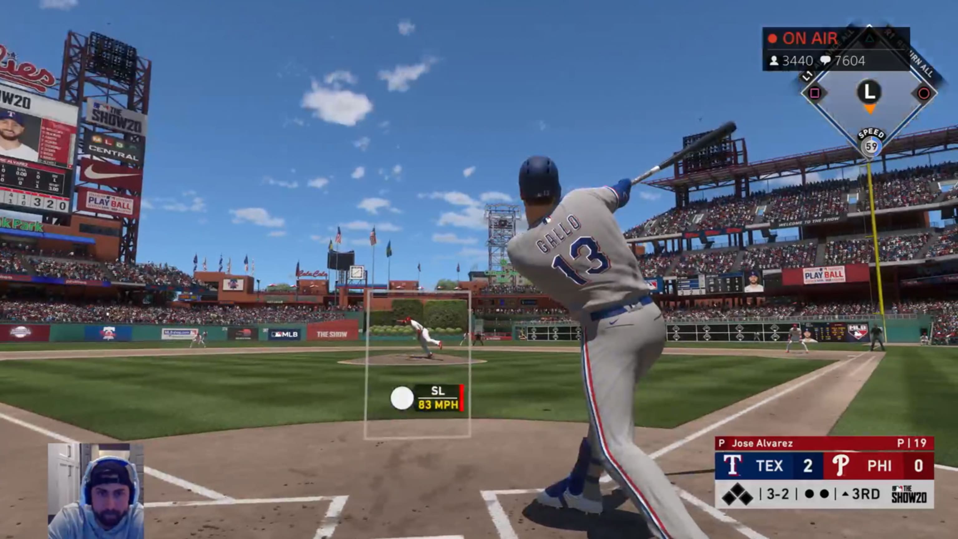 How to watch Joey Gallo via Twitch stream in MLB The Show 20 Players League  - DraftKings Network