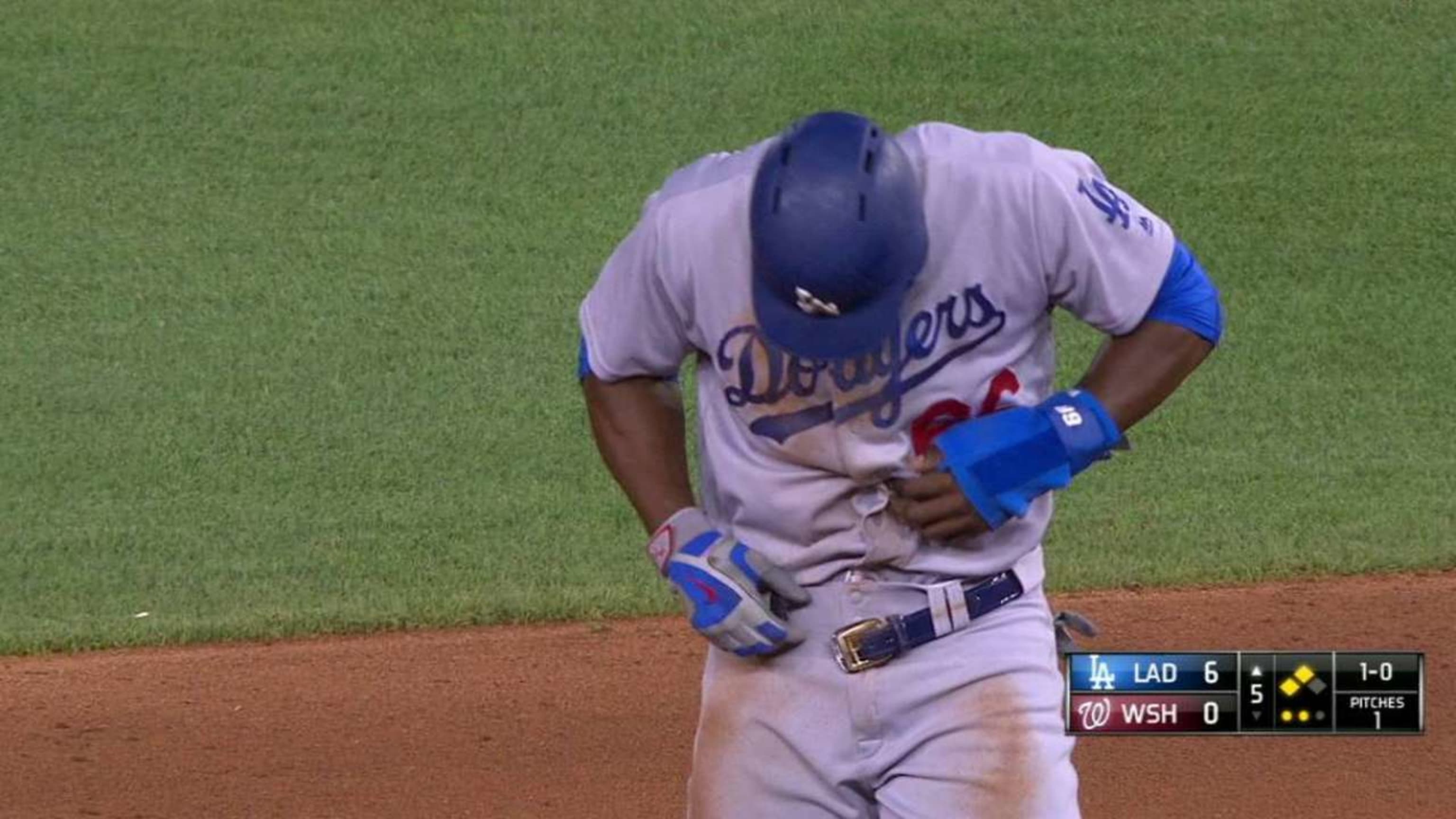 Yasiel Puig does the worm after Dodgers clinch NL West 