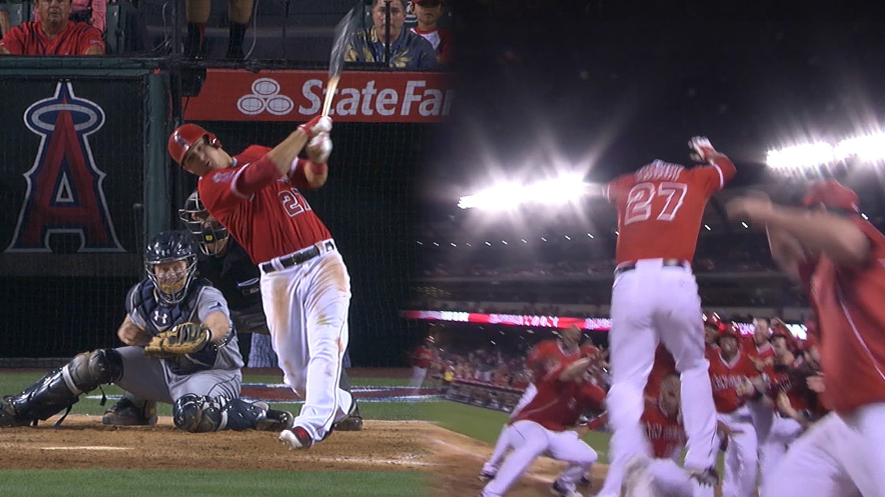 WATCH: Kid Celebrates Birthday with Mike Trout Meeting, Autograph Bat -  Fastball