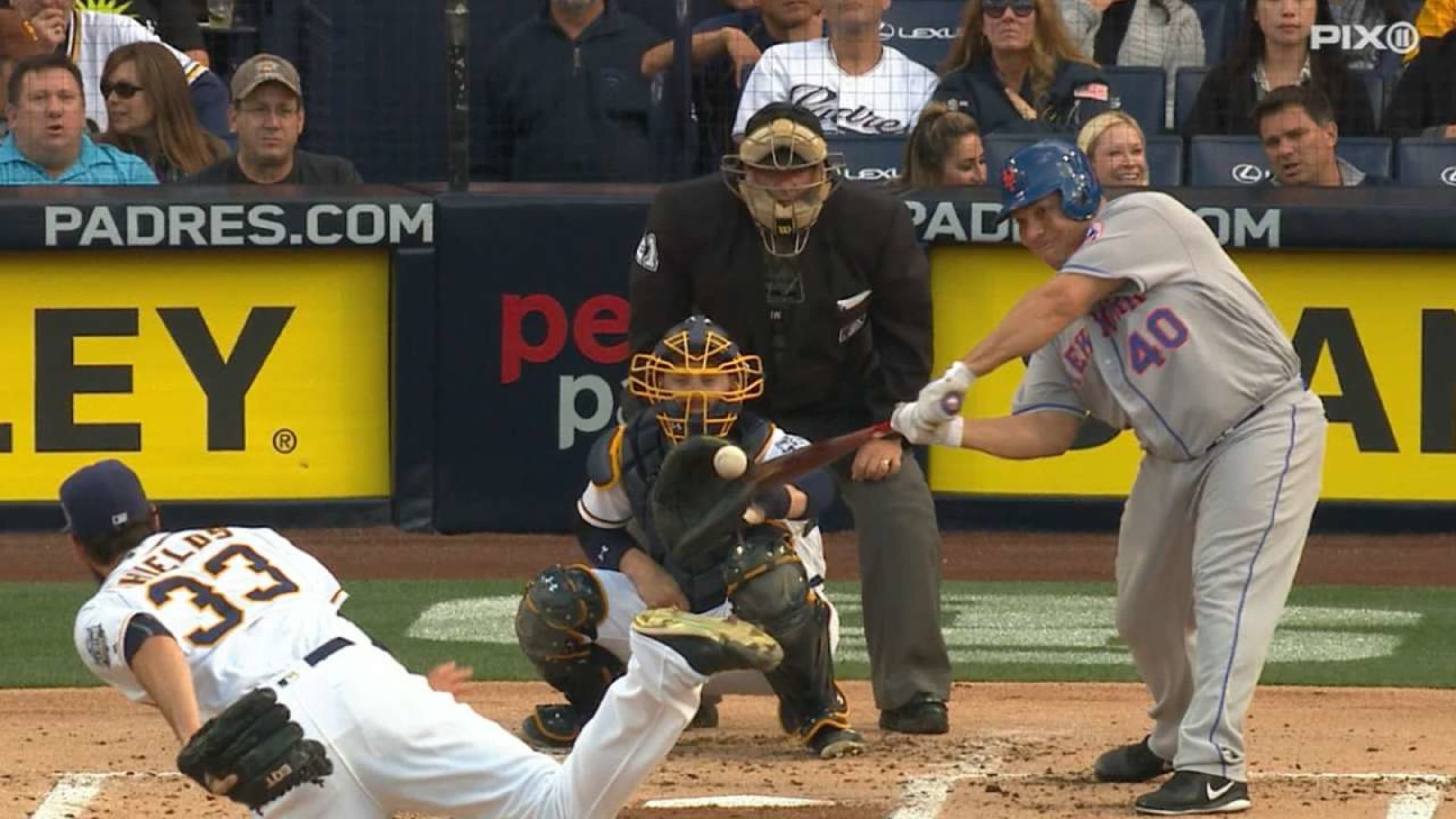 Bartolo Colon Hits First Home Run Of Career