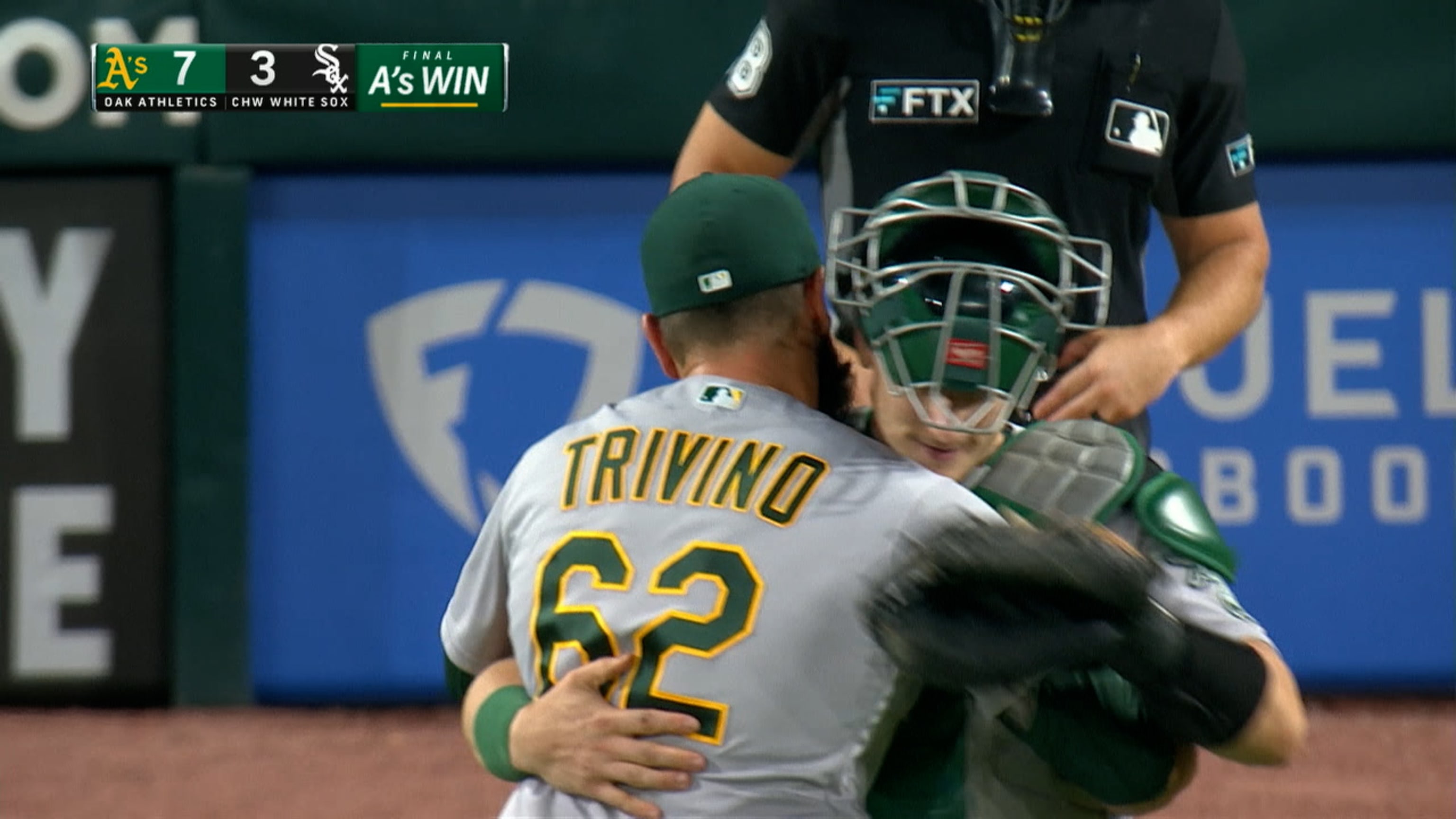 Lou Trivino seals the win