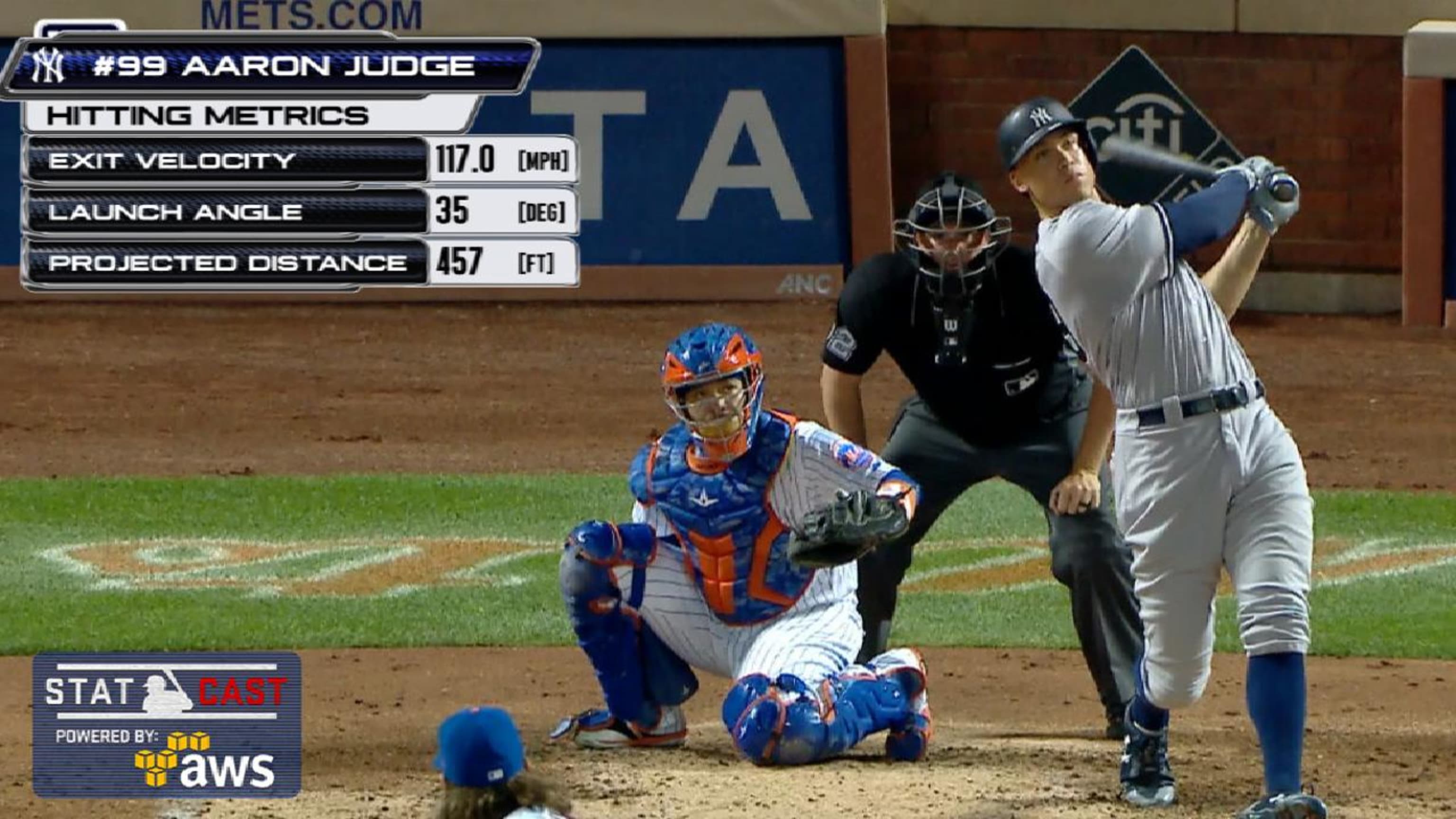 Yankees slugger Aaron Judge leaves in 3rd inning vs. Mets with