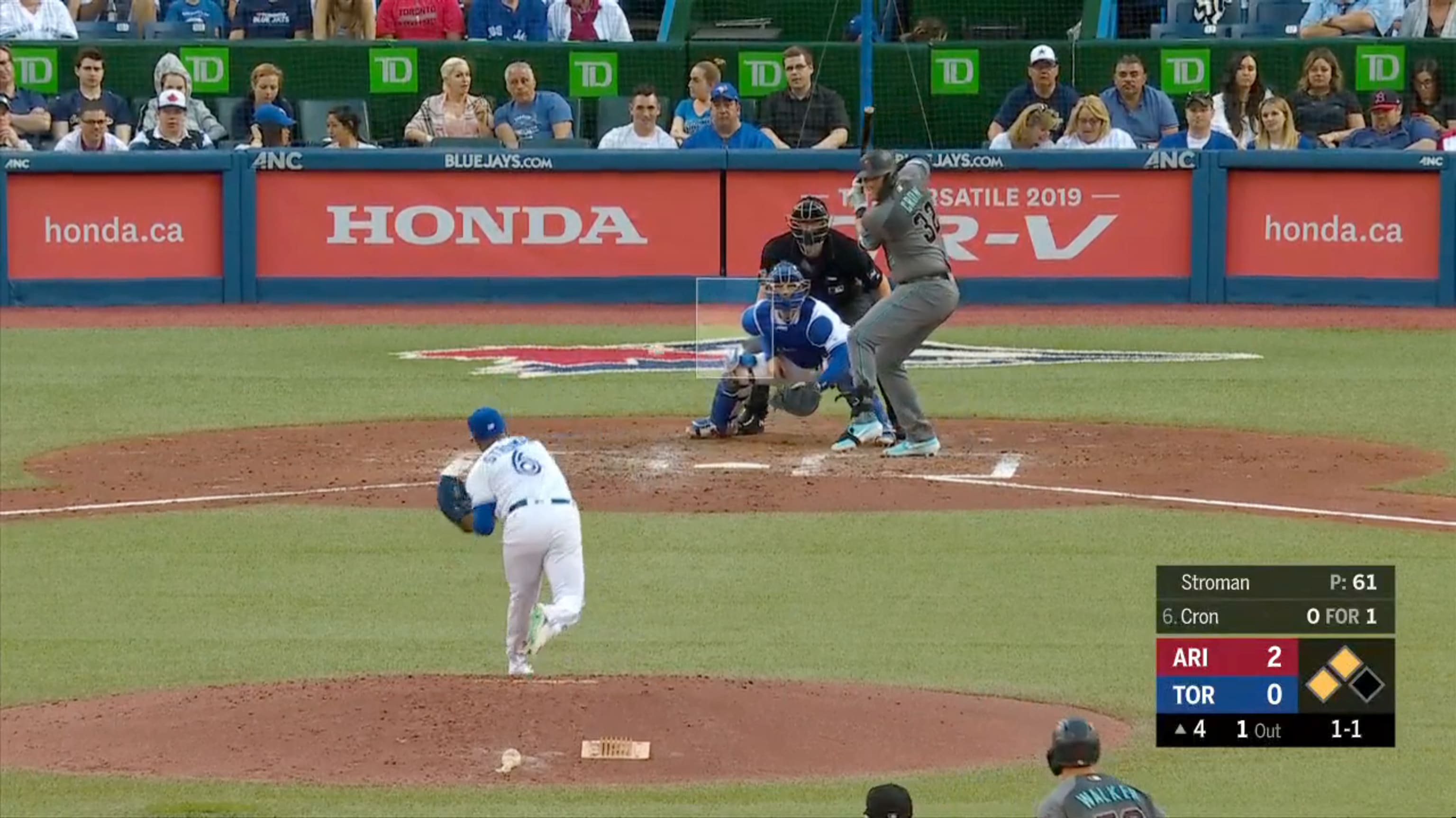 Cron's 1st Major League homer