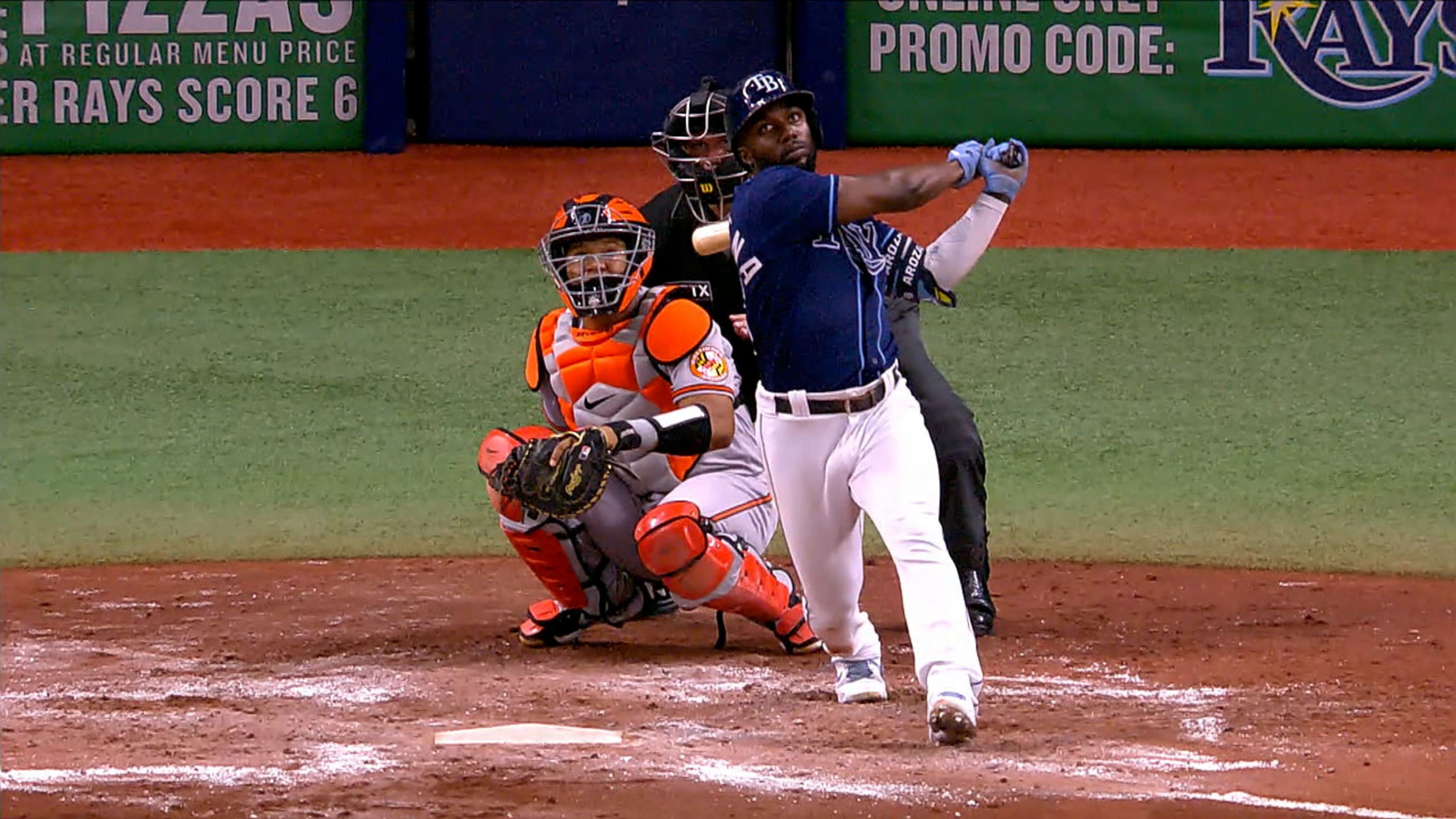 Jonrón solitario de Randy Arozarena