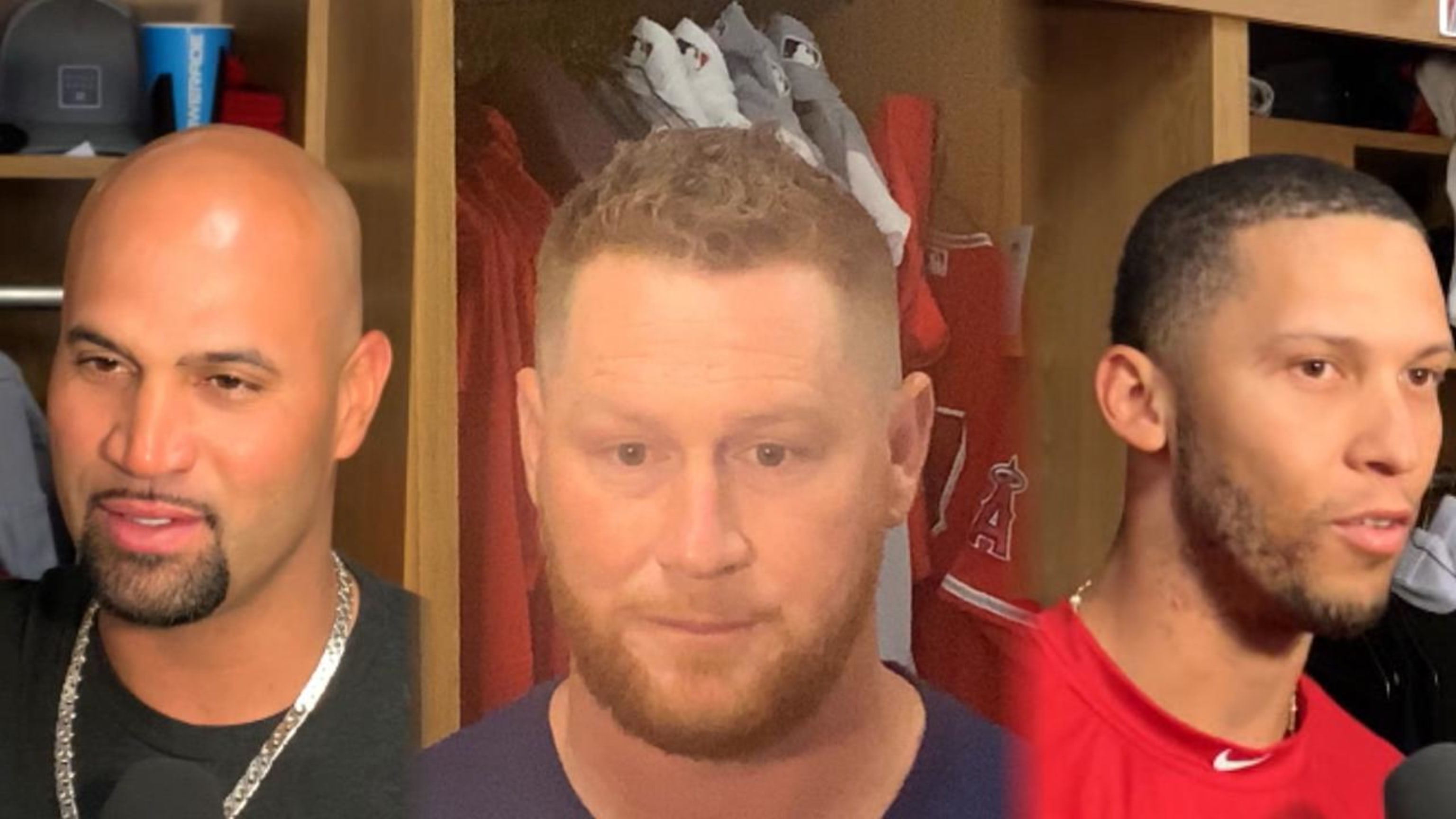 Angels teammates happy for Trout