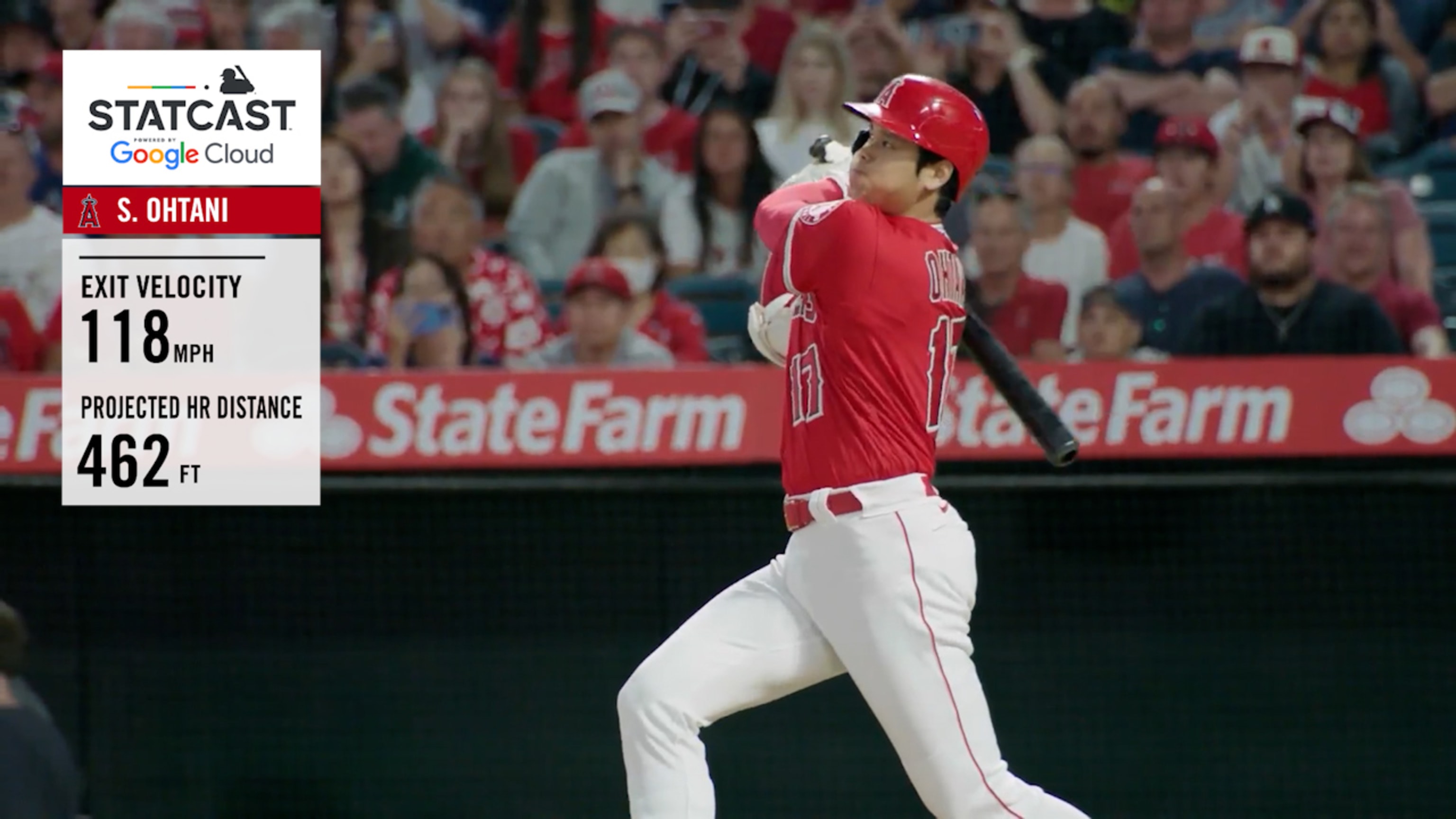 HR de Shohei Ohtani de 462 pies