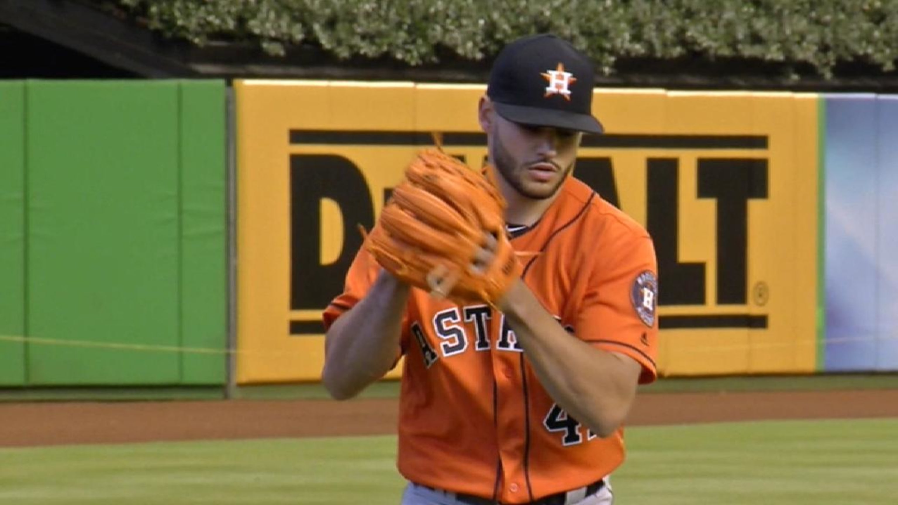saw this on Twitter with lance McCullers with the Astros unis