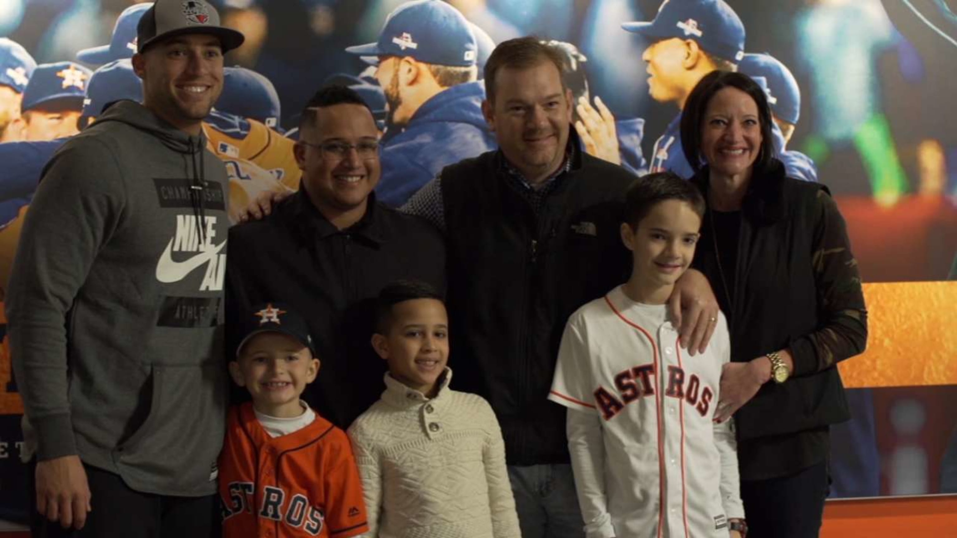 George Springer and his letter-writing No. 1 fan now have matching