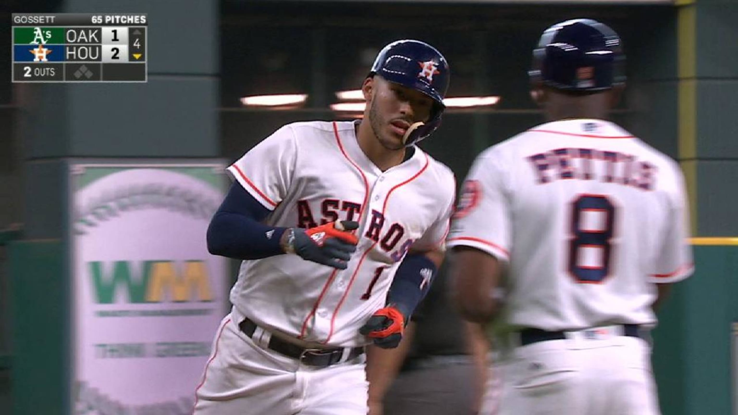 Carlos Correa has 2 HRs, 4 RBIs to lead Astros over A's
