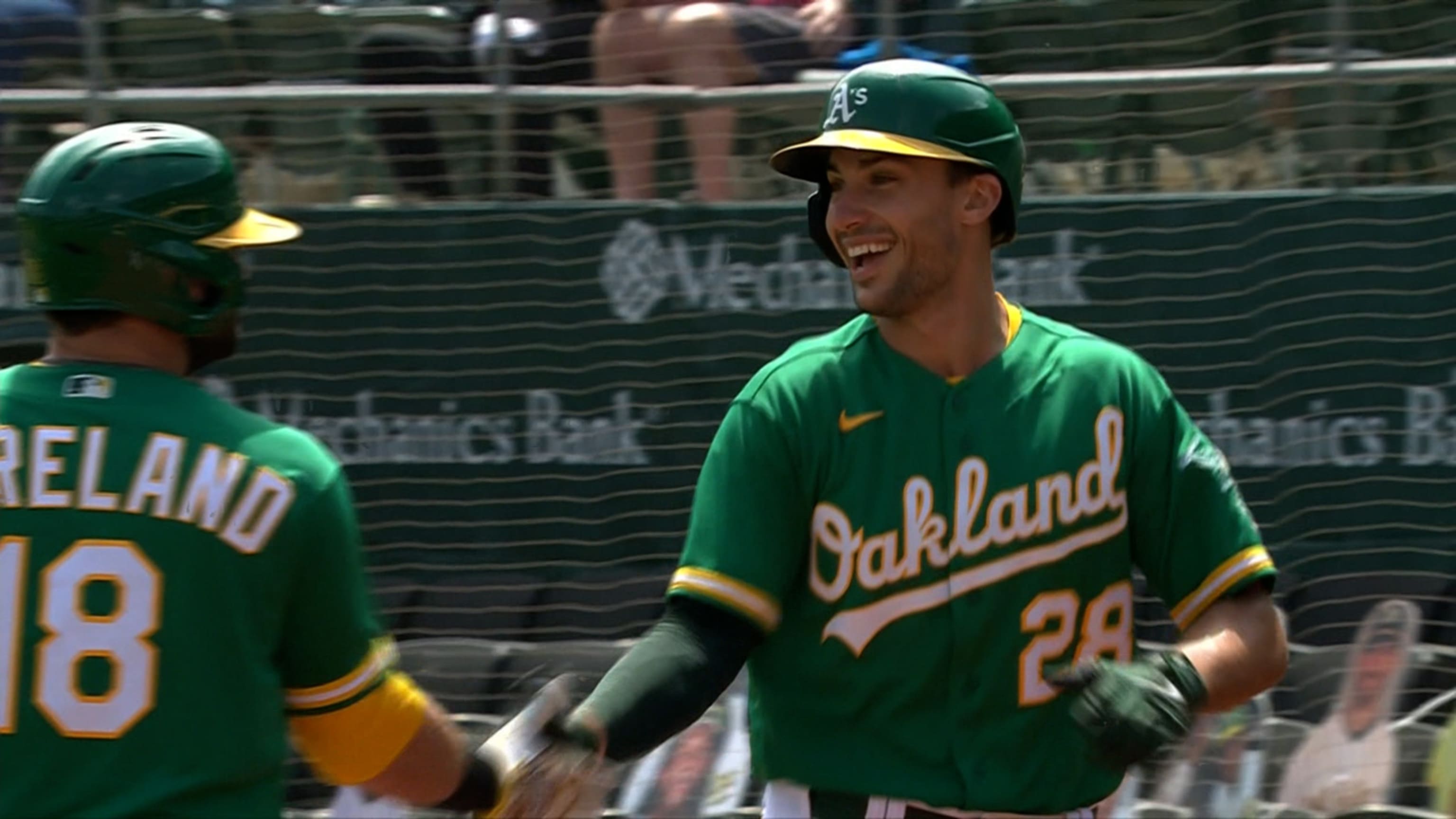 Athletics walk off in 10th against Angels for 20th win