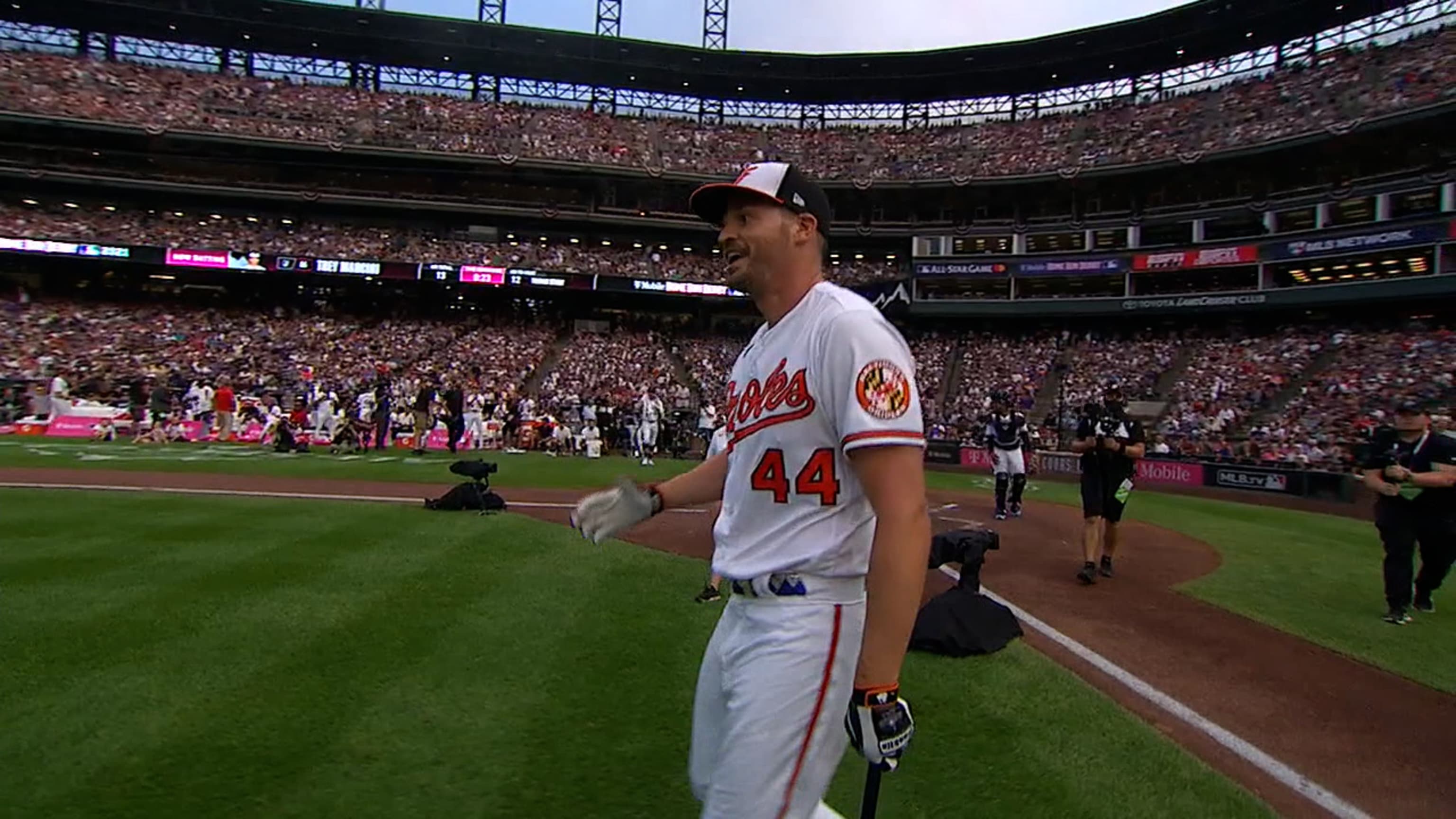 All of Trey Mancini's Home Run Derby homers! Incredible inspiration makes  it to finals 