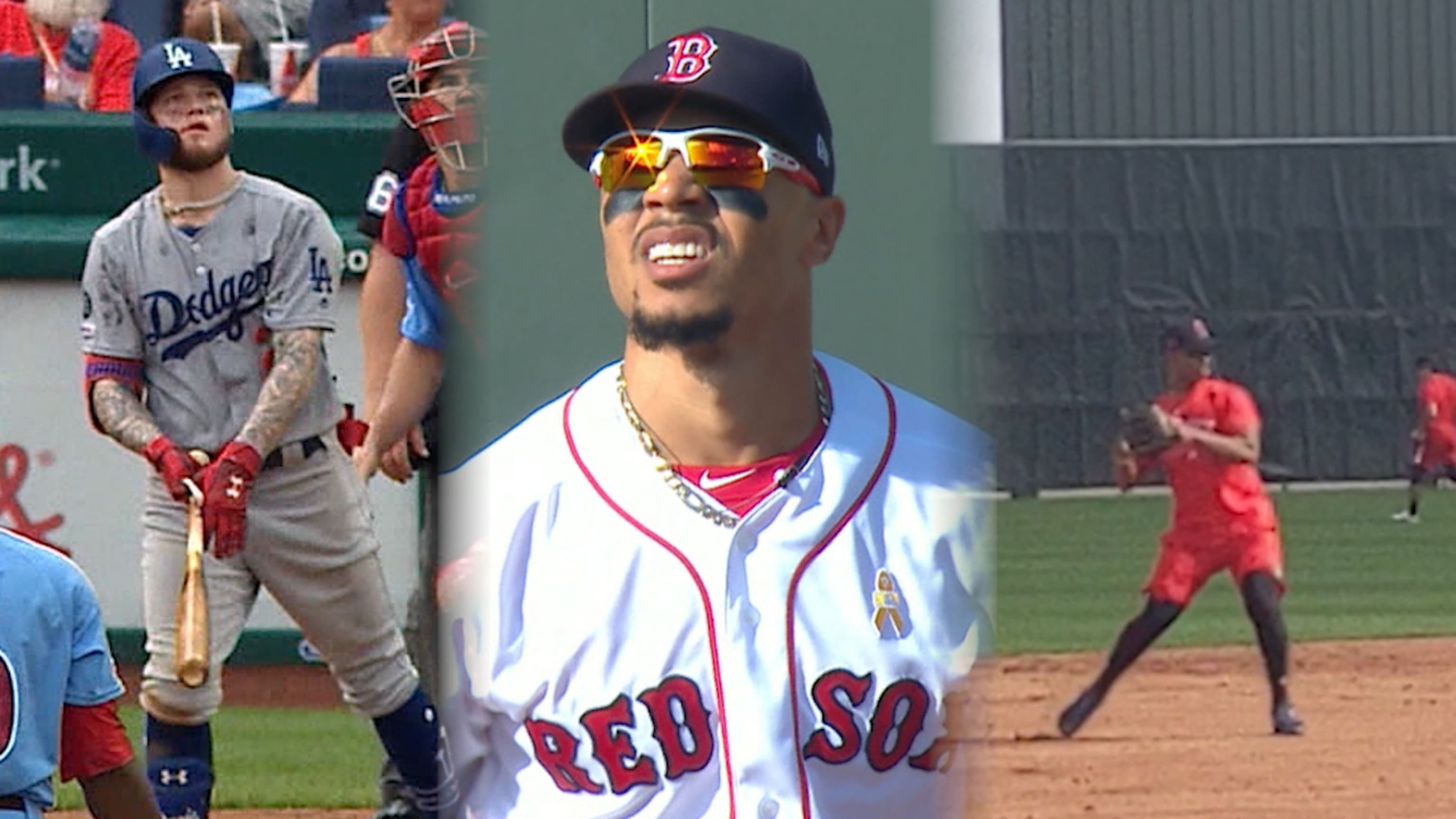 Dodgers' Mookie Betts Receives Warm Ovation in First Game Back at Fenway  Park 